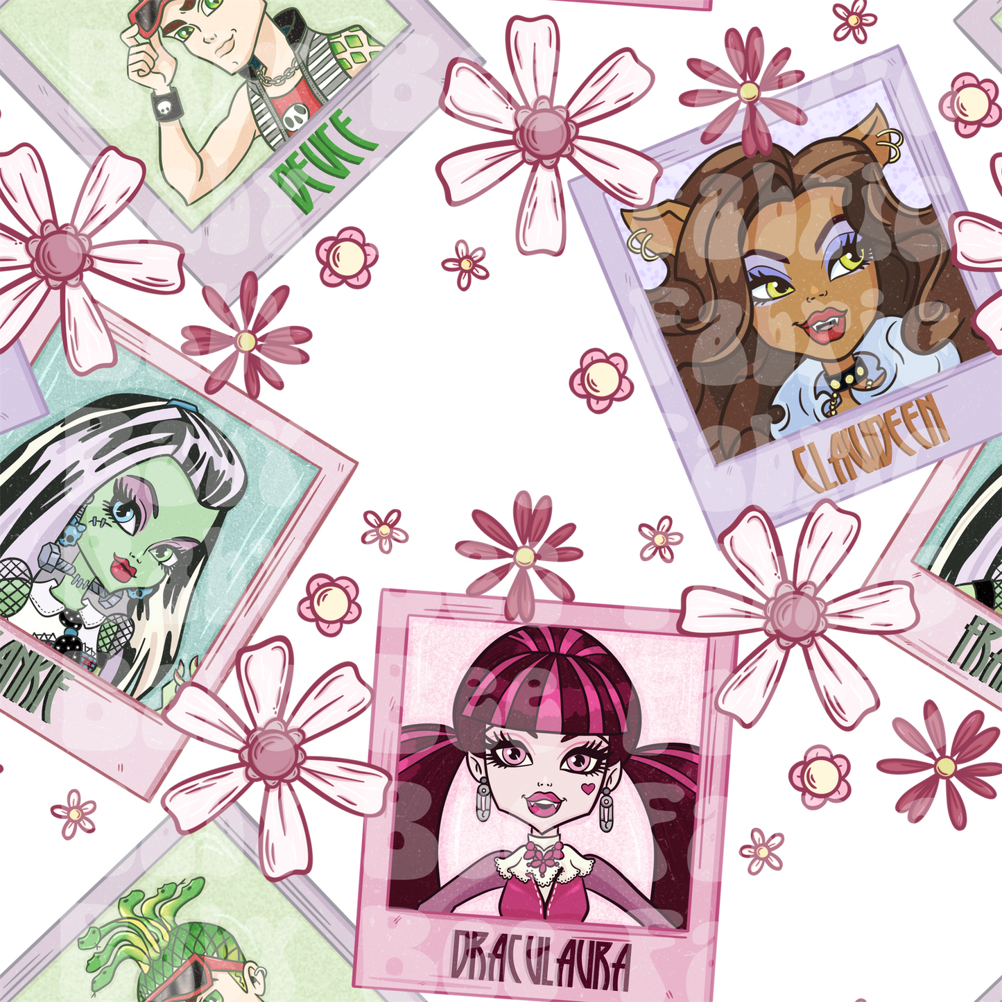 White Floral Zombie High