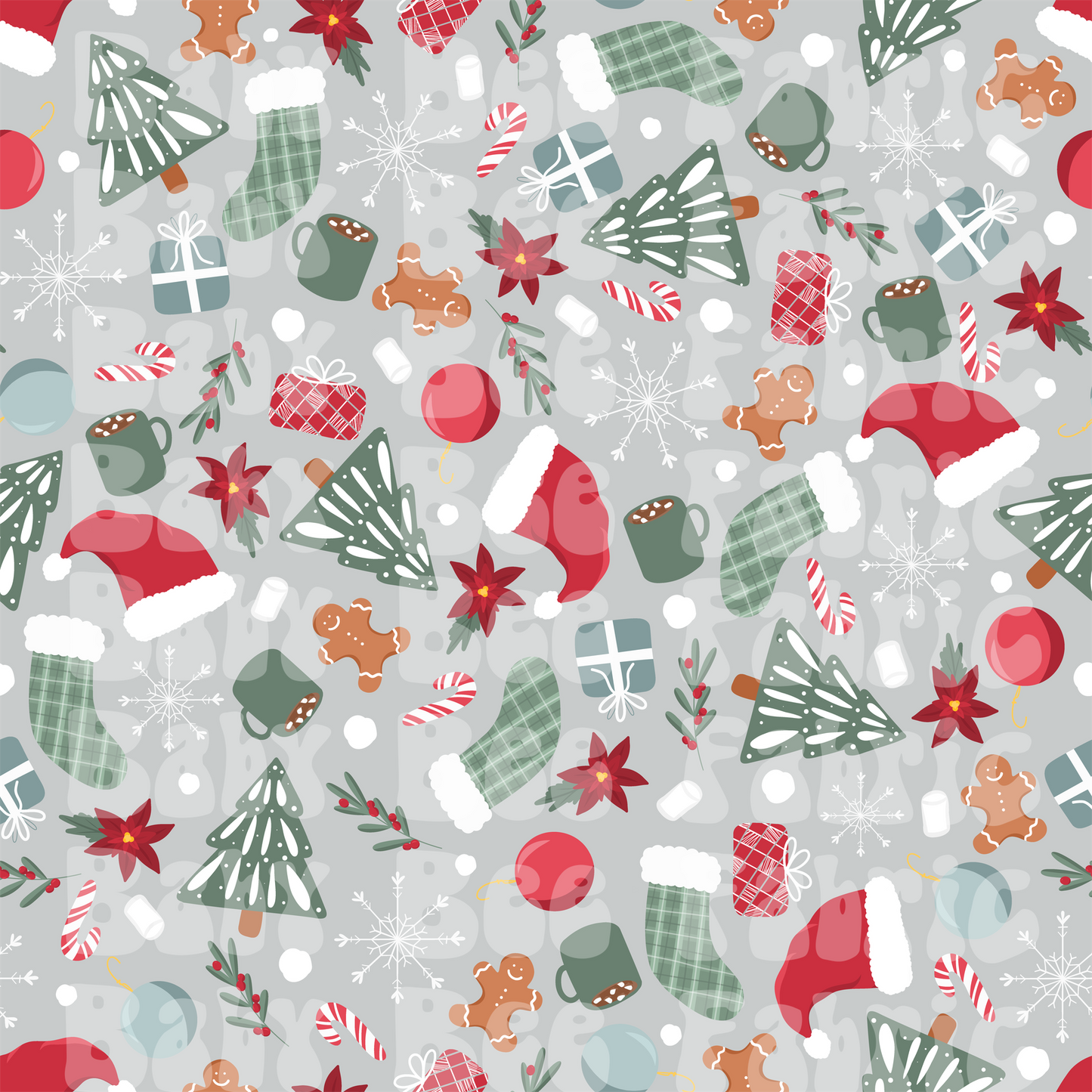 Dainty Christmas Gray