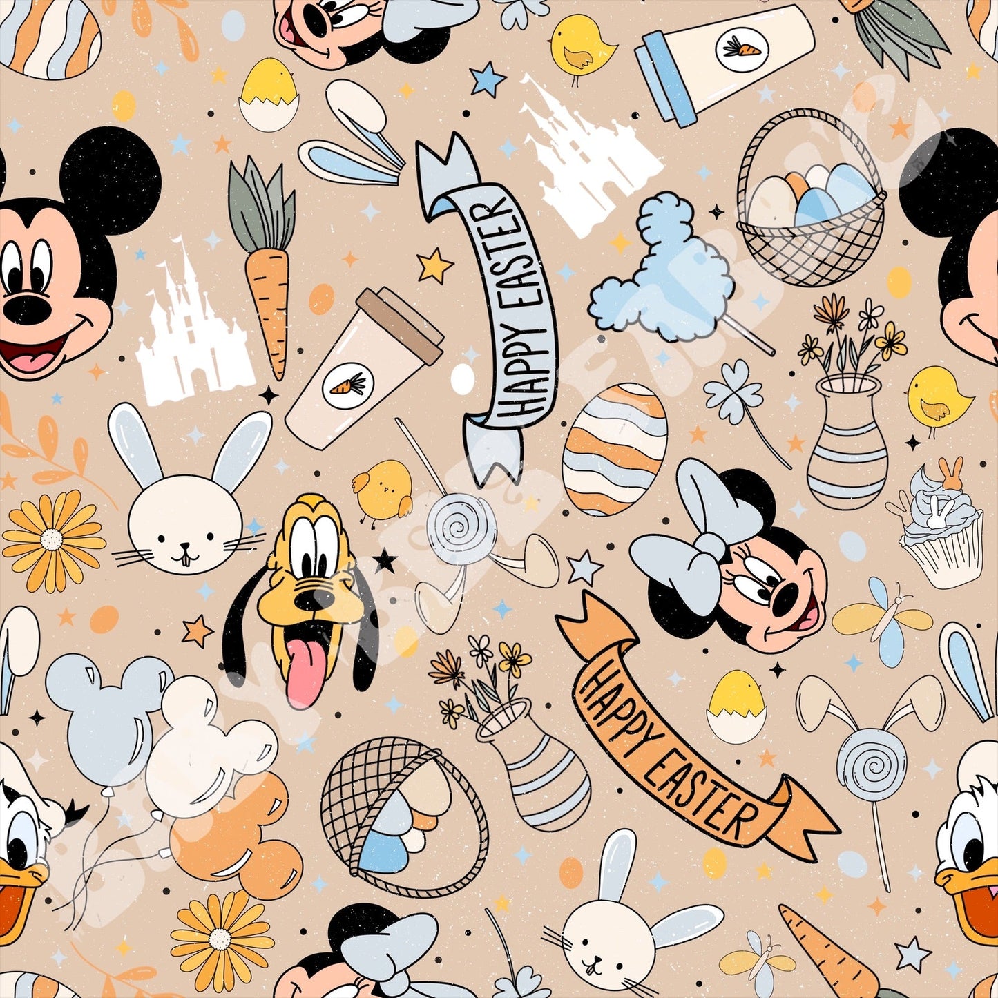 Mickey and Friends Easter Blue