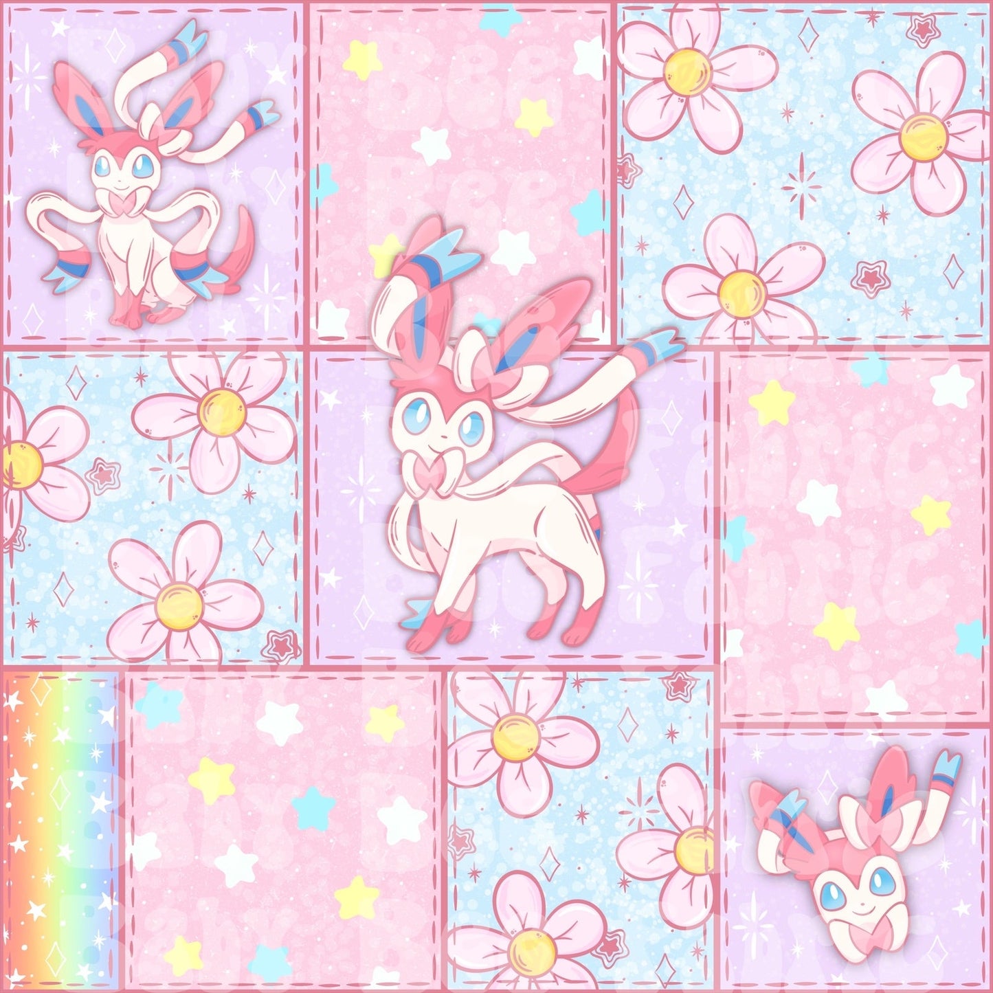Rainbow Patchwork Sylvevon