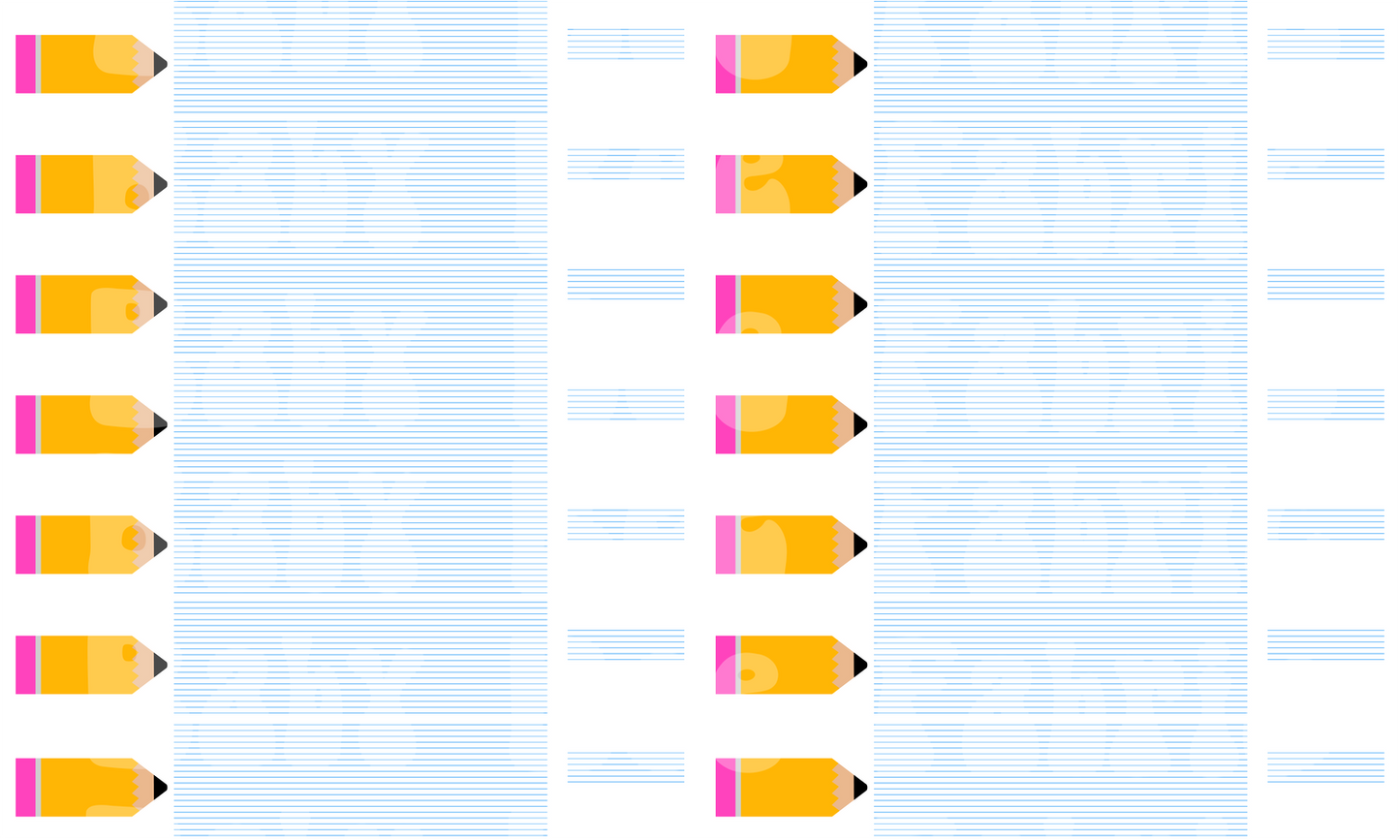 Pencil 5in-solid lines
