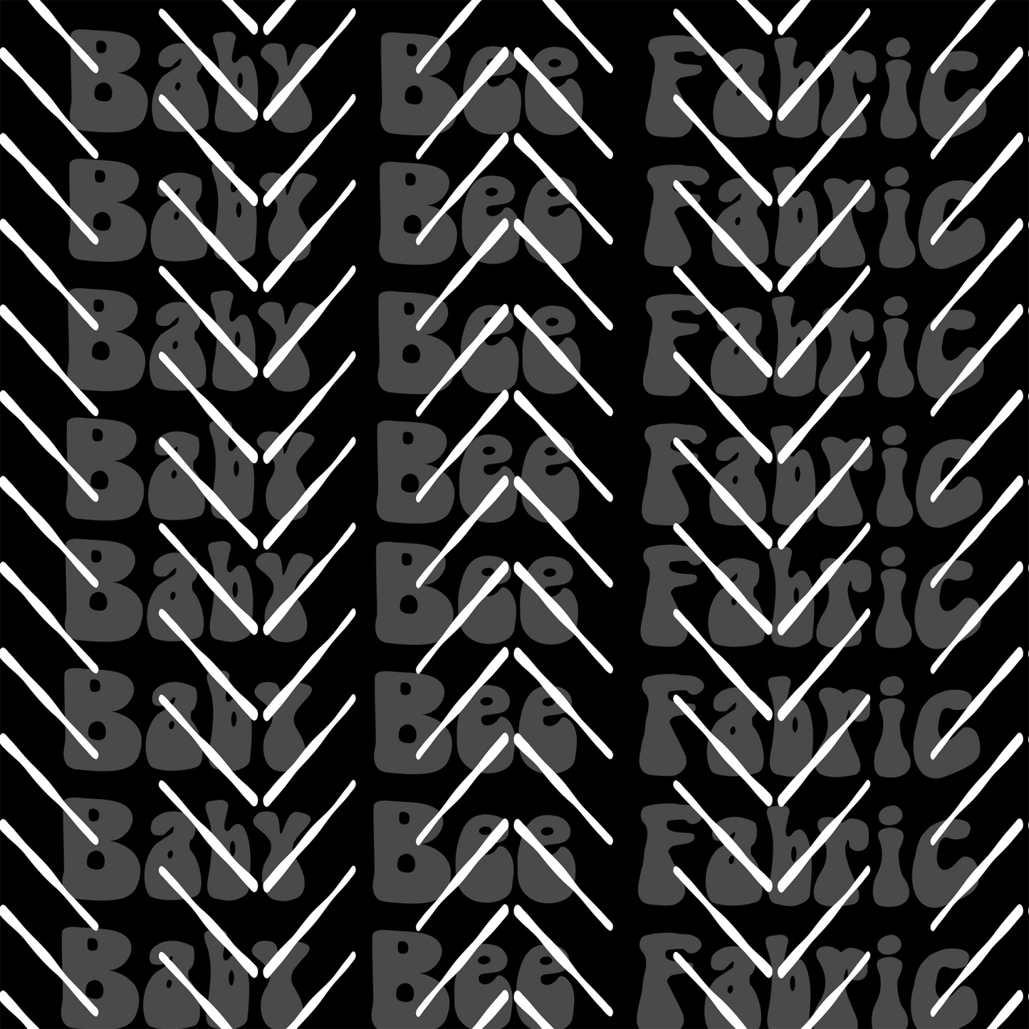 White lines on black