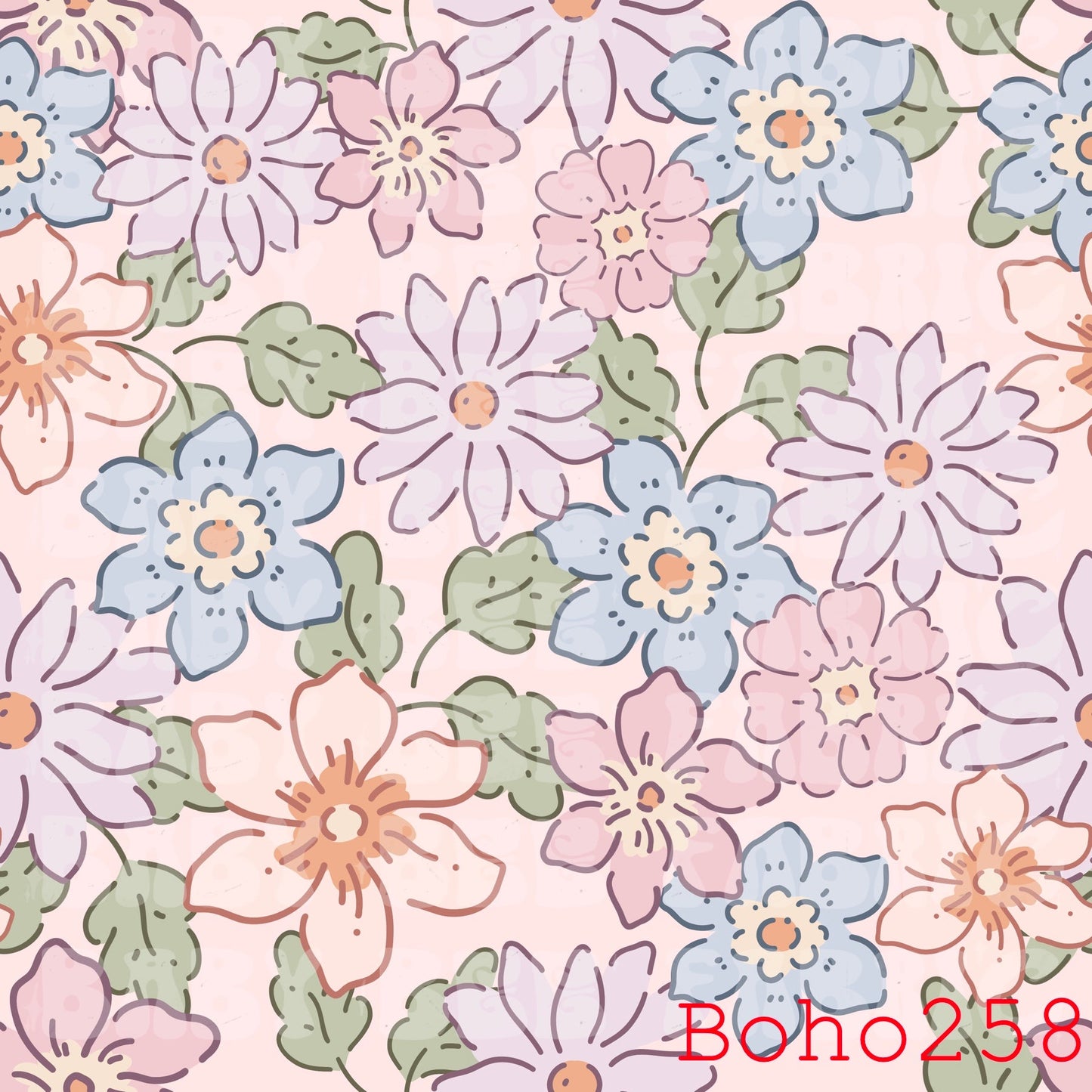 BOHO258 Wide Rib