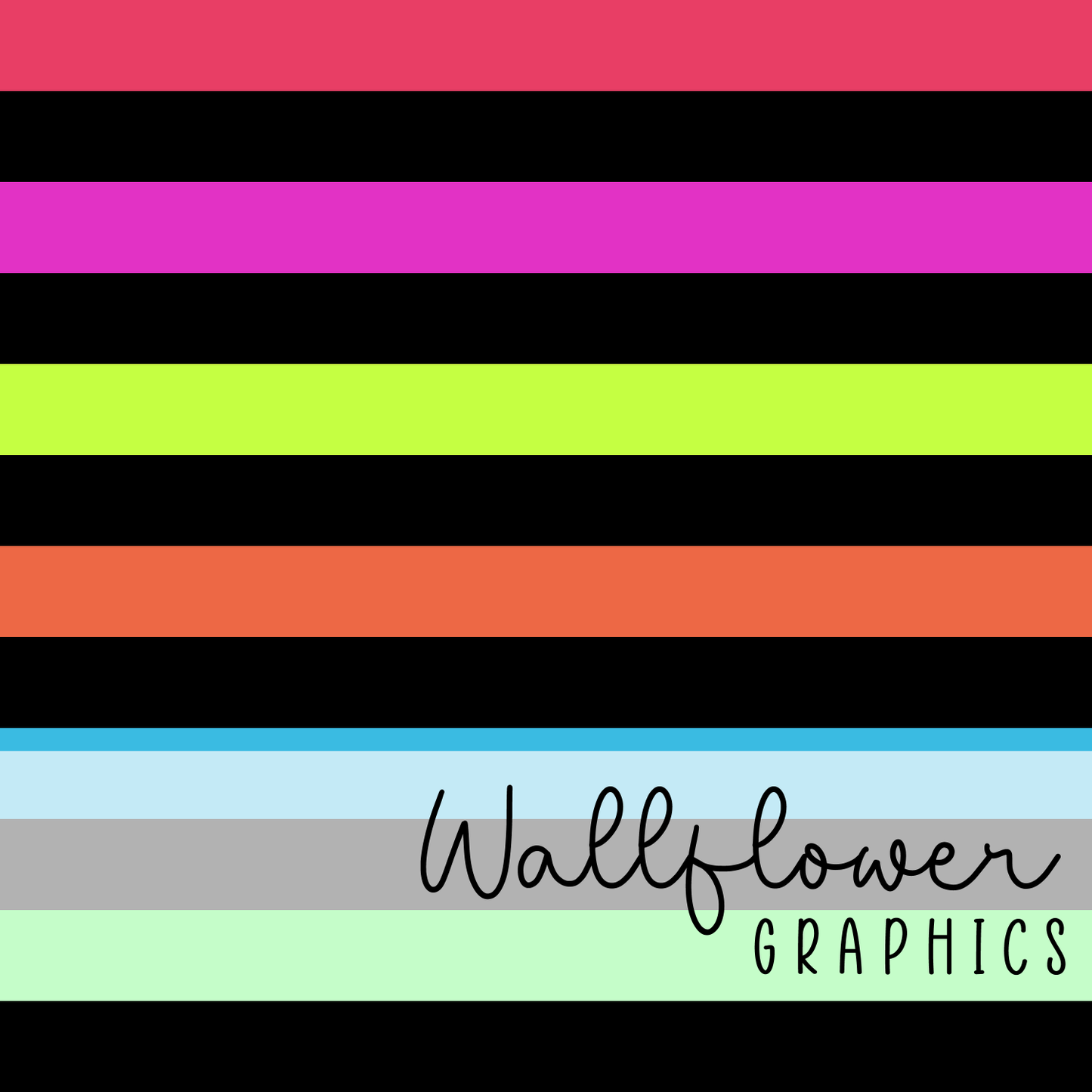 Bright Smiles-Stripe Coordinate Wide Rib