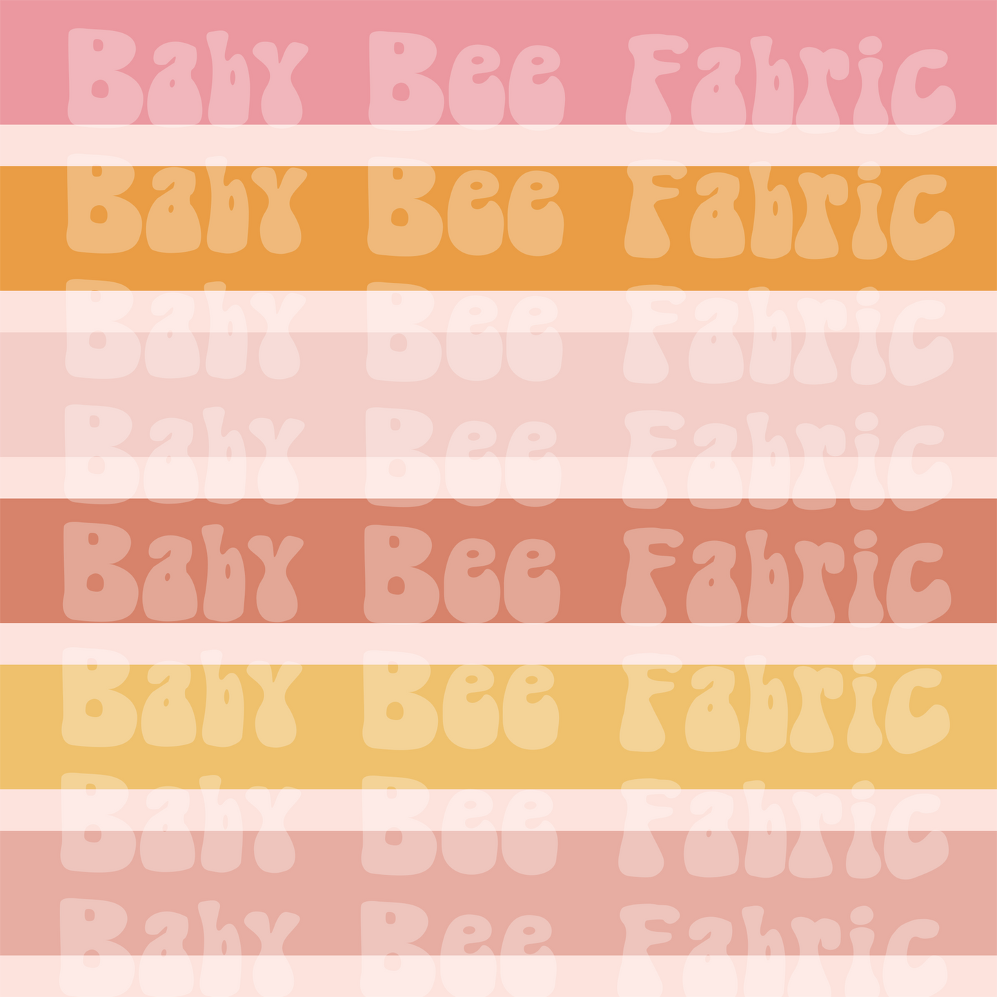 Pink & Yellow Smiles Coordinate Stripes