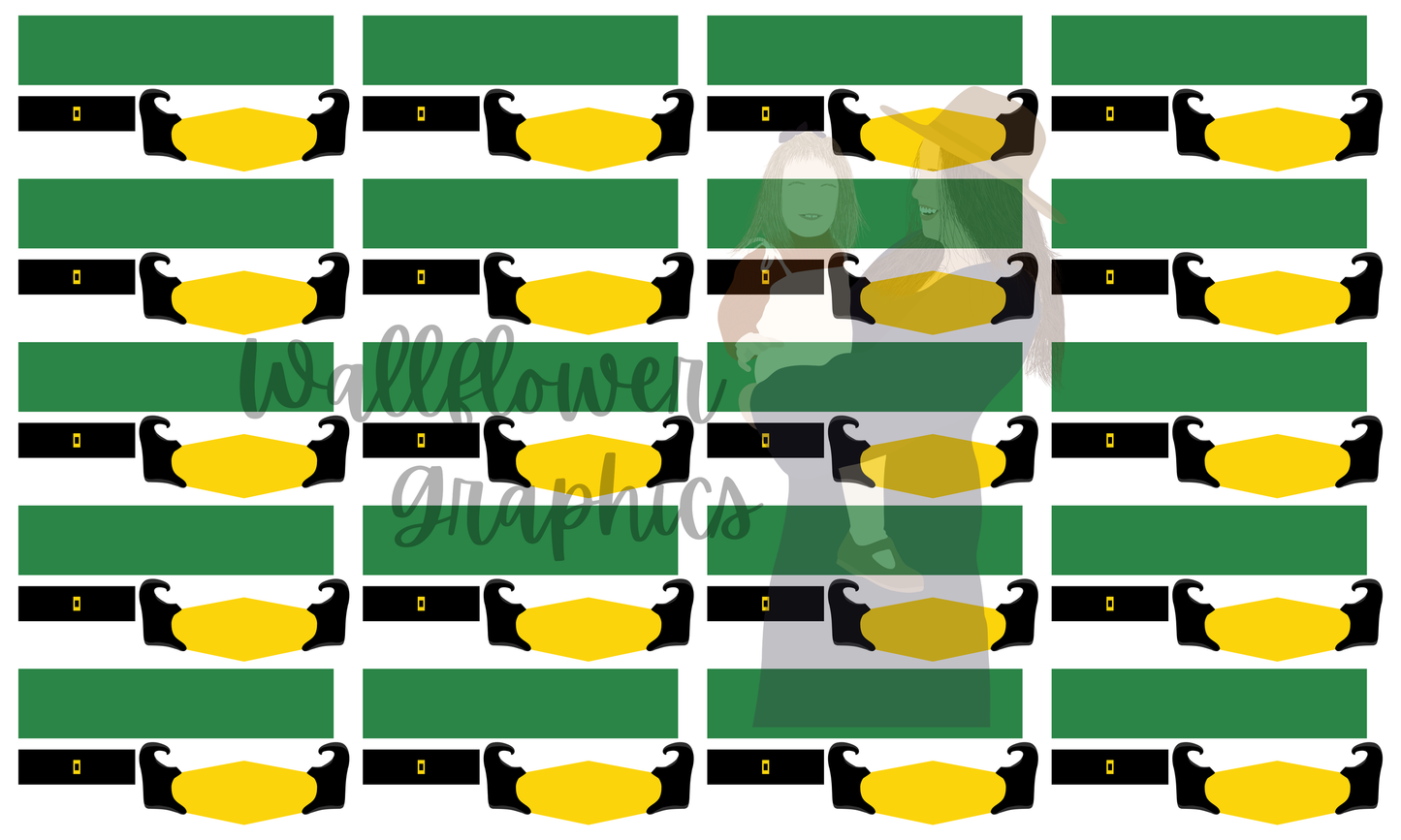 Green and Yellow Elf Bow Yard