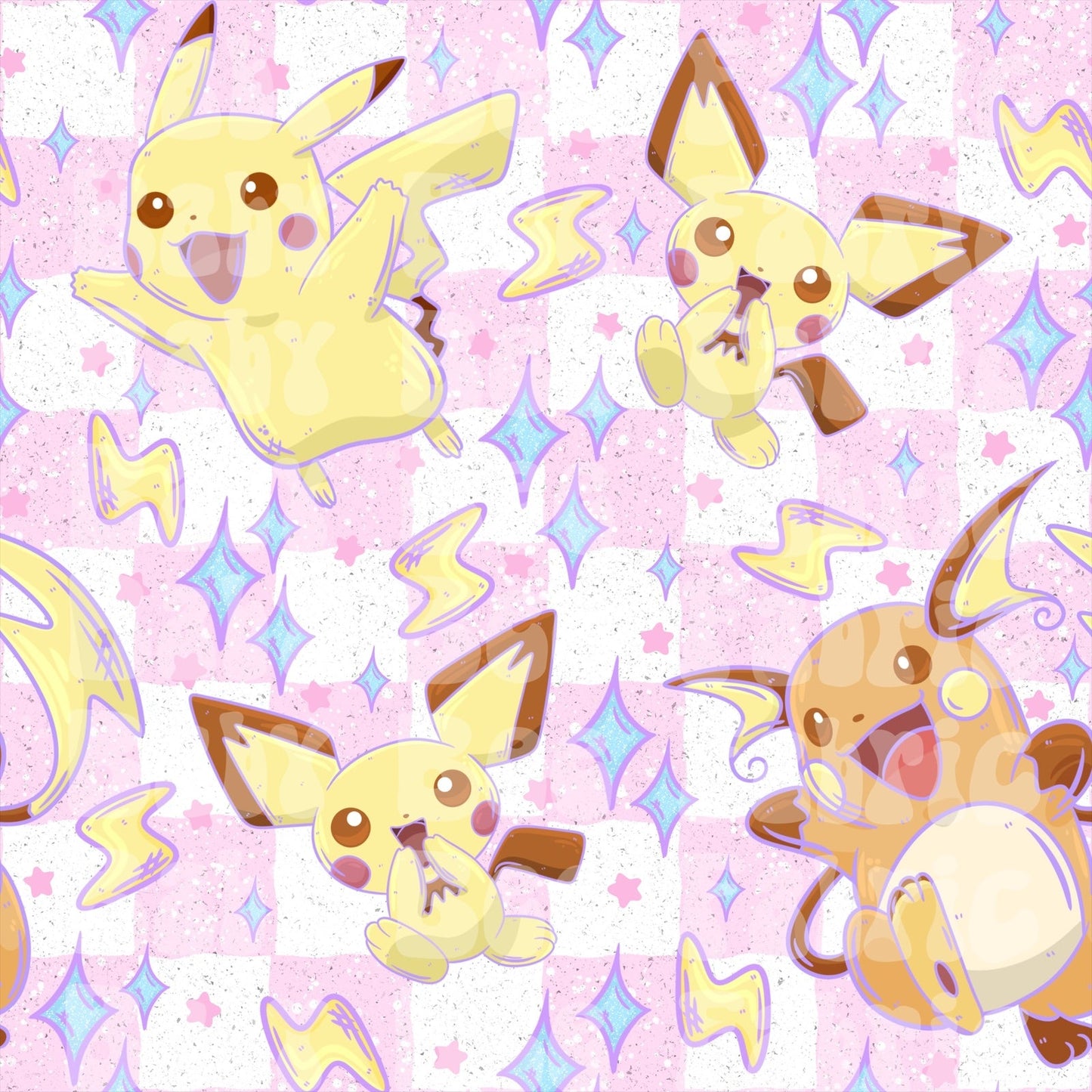 Pink Checkered Pika