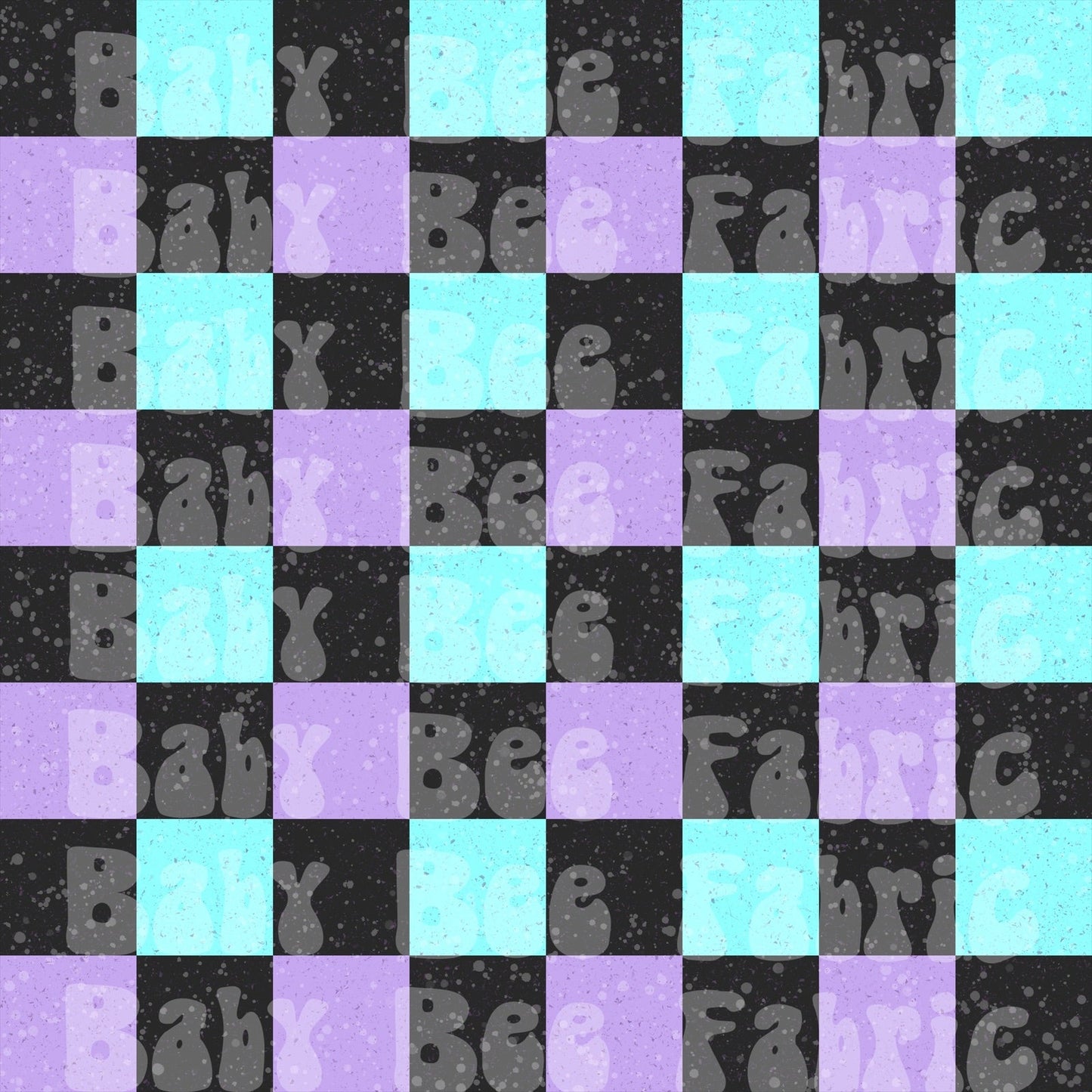 Black & Purple Checker