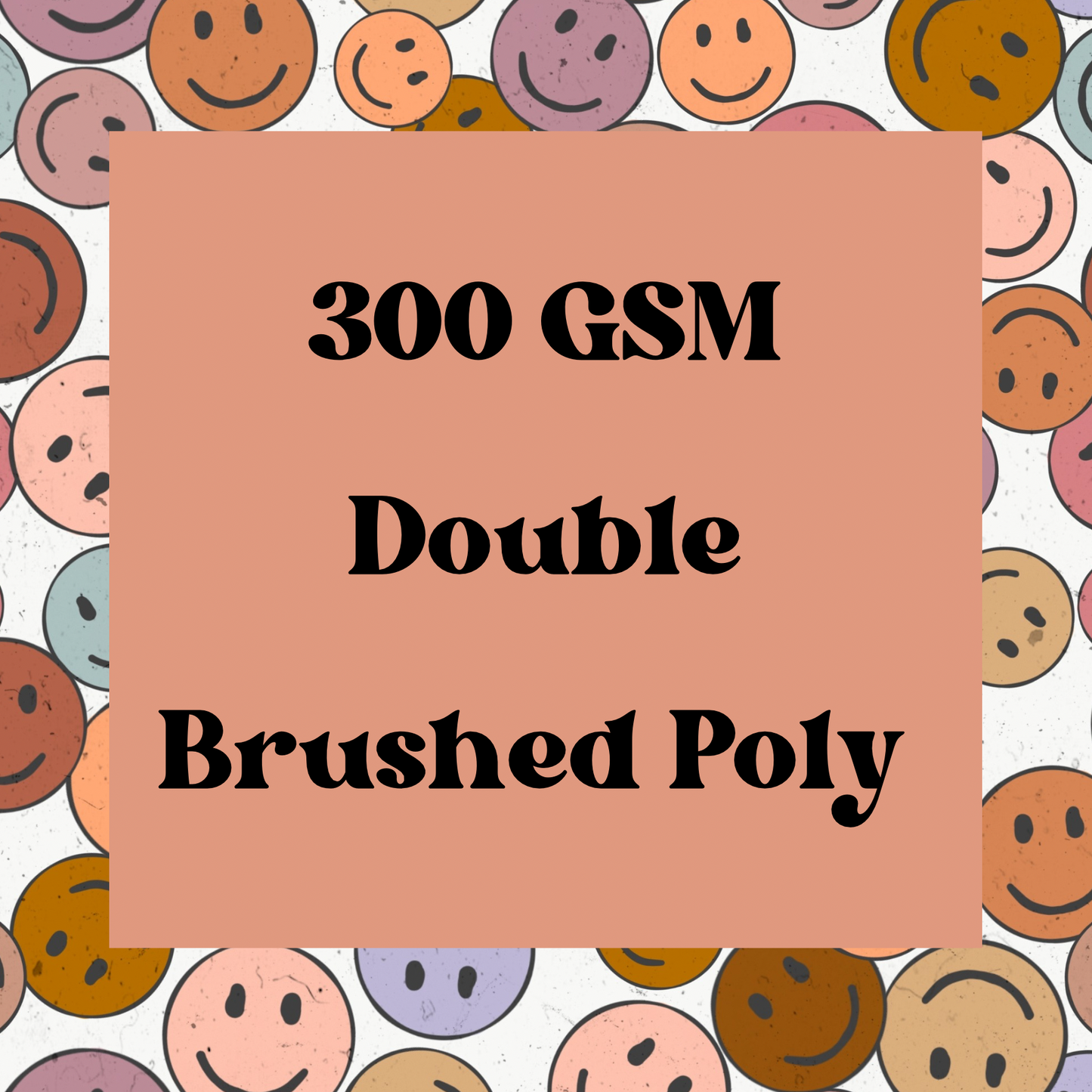 300 GSM Double Brushed Poly