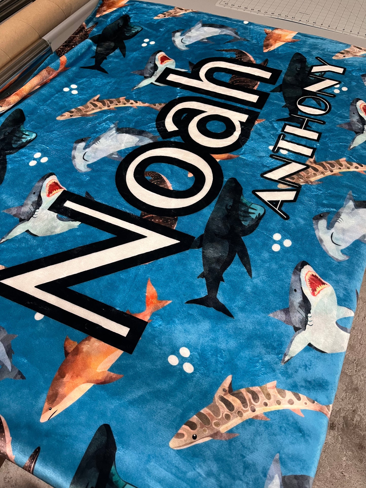 Custom 50x60 Name Blanket