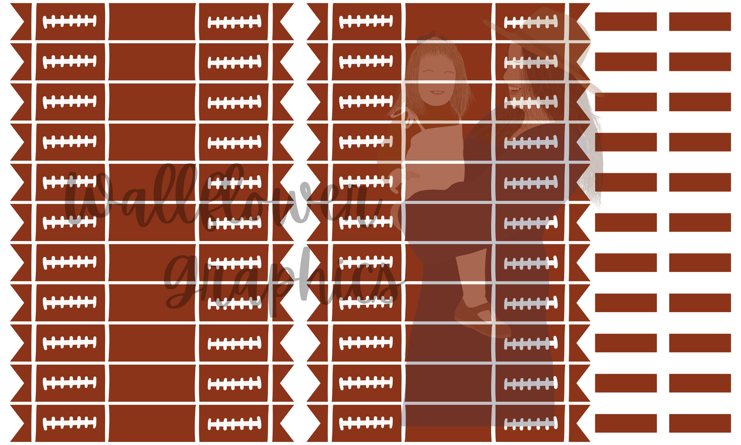 Large Football Sailor Bows