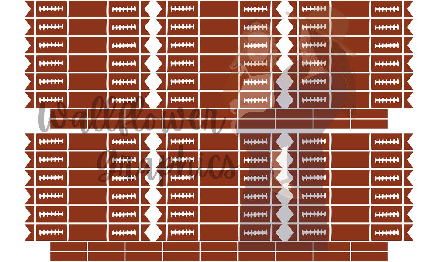 Medium Football Sailor Bow