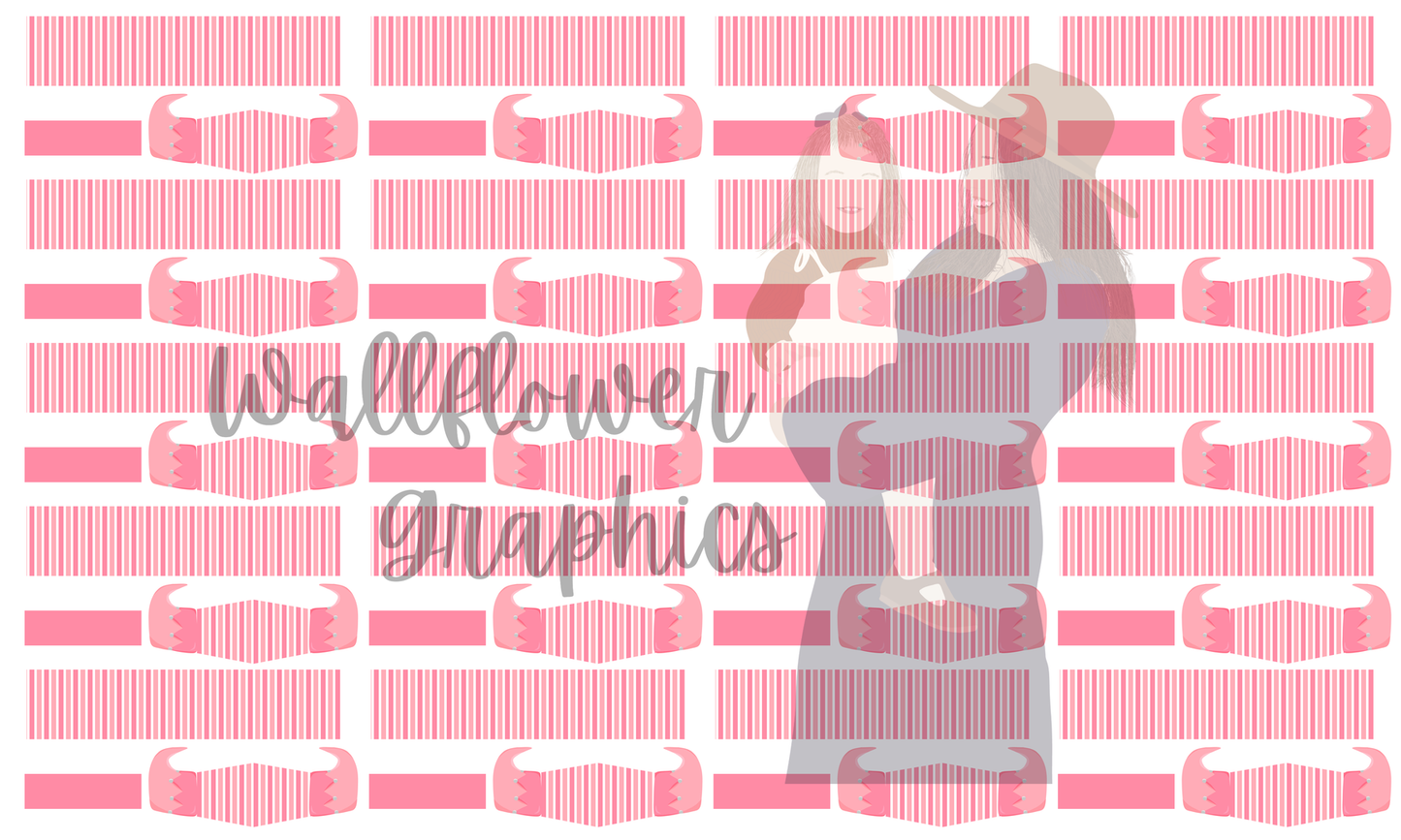 Pink Stripes Elf Bow Yard