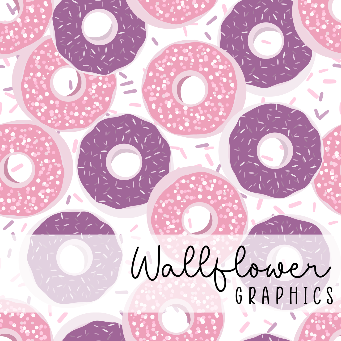 Pink and Purple Donuts