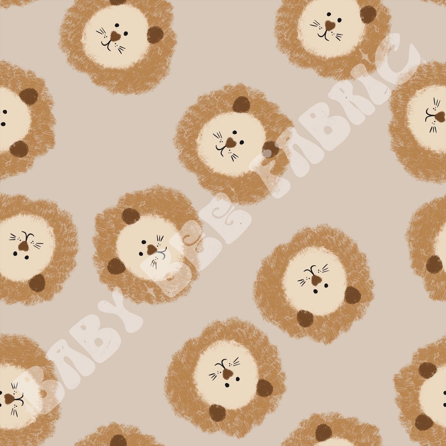 Boho Neutral Lions