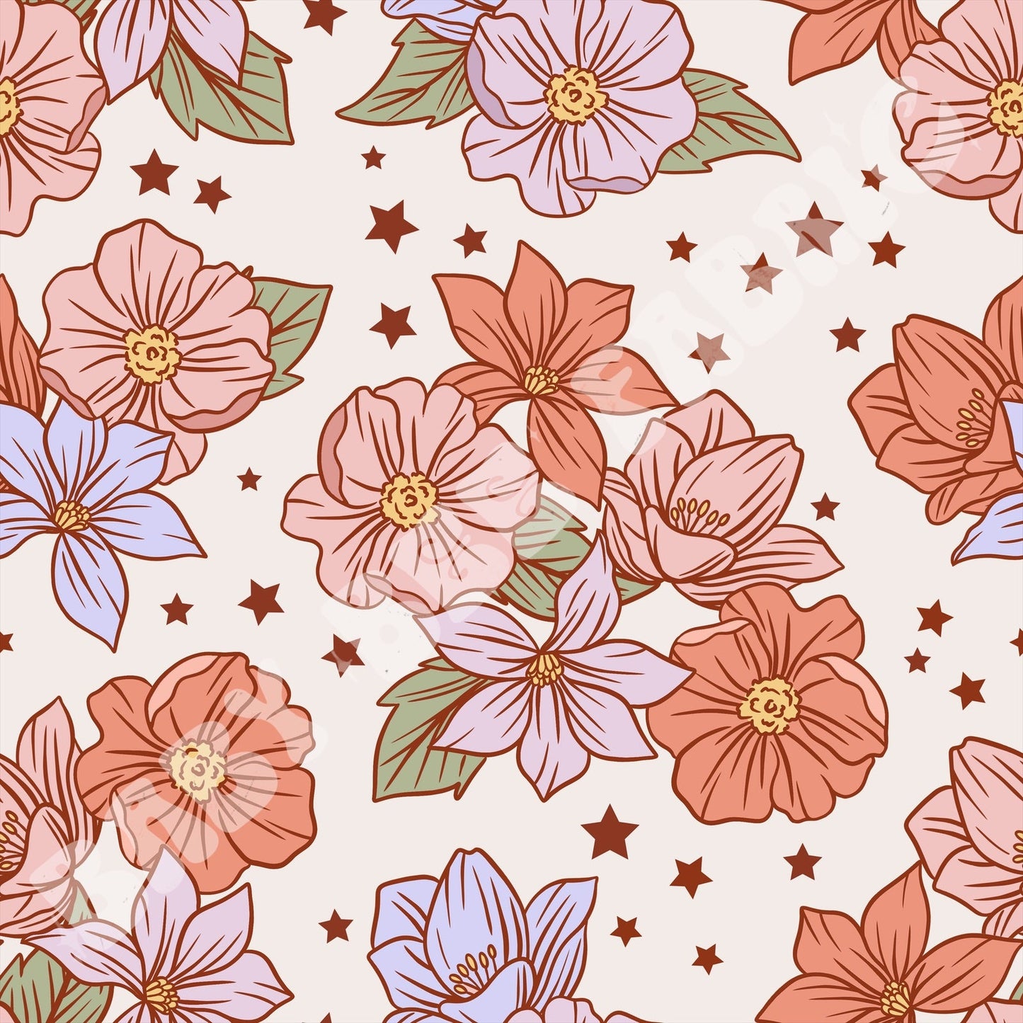 Retro Spring Floral