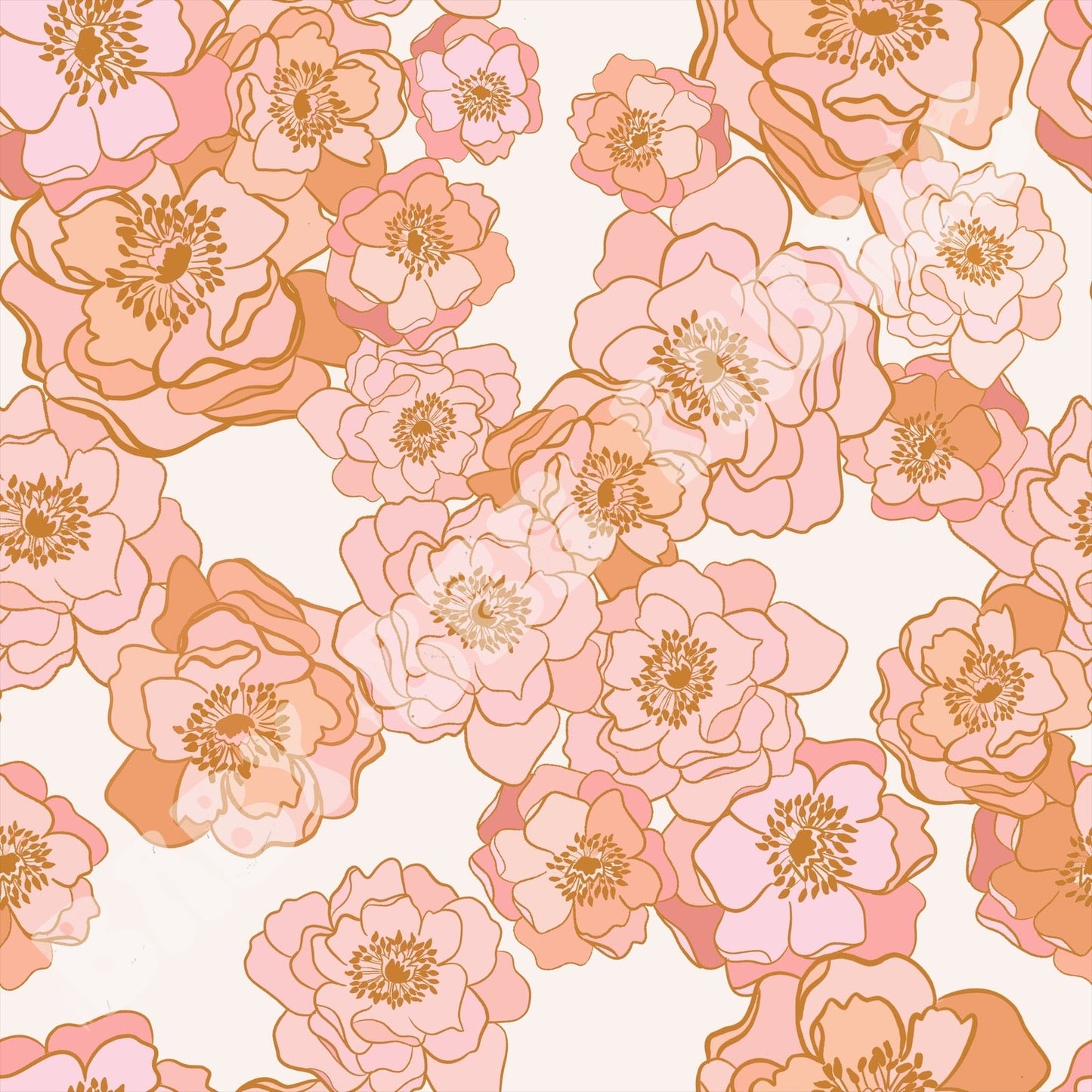 Peachy Floral