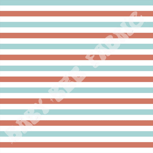 Muted 4th Of July Stripes