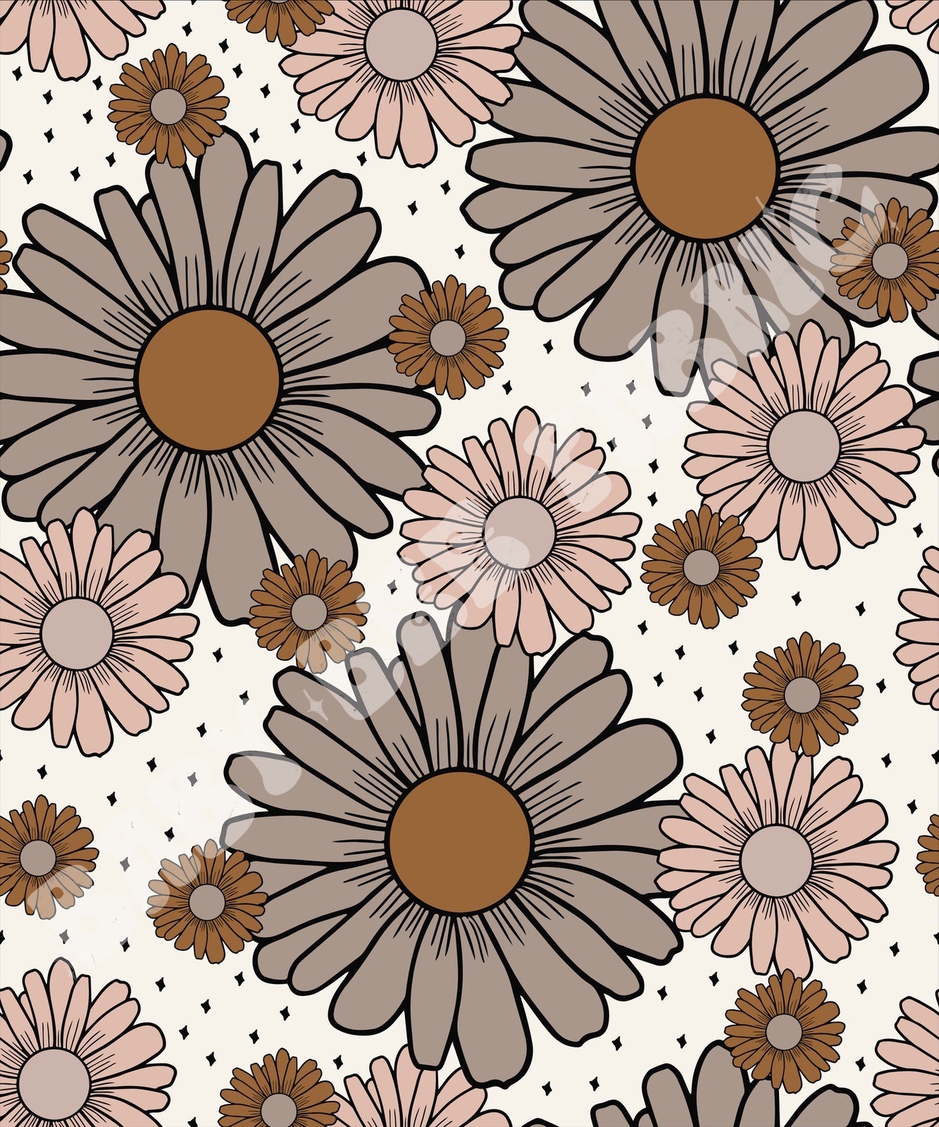 Retro Daisy Floral