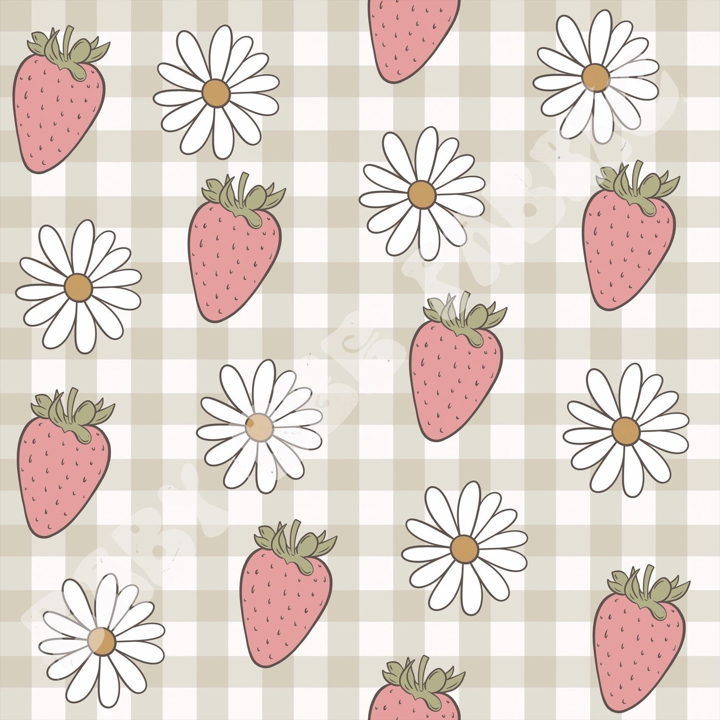 Strawberry Fields Gingham Green