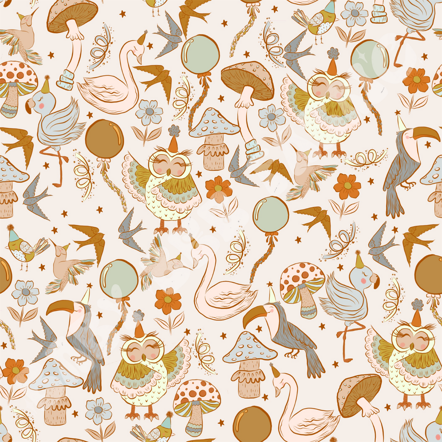 Bird Is The Word In Blue