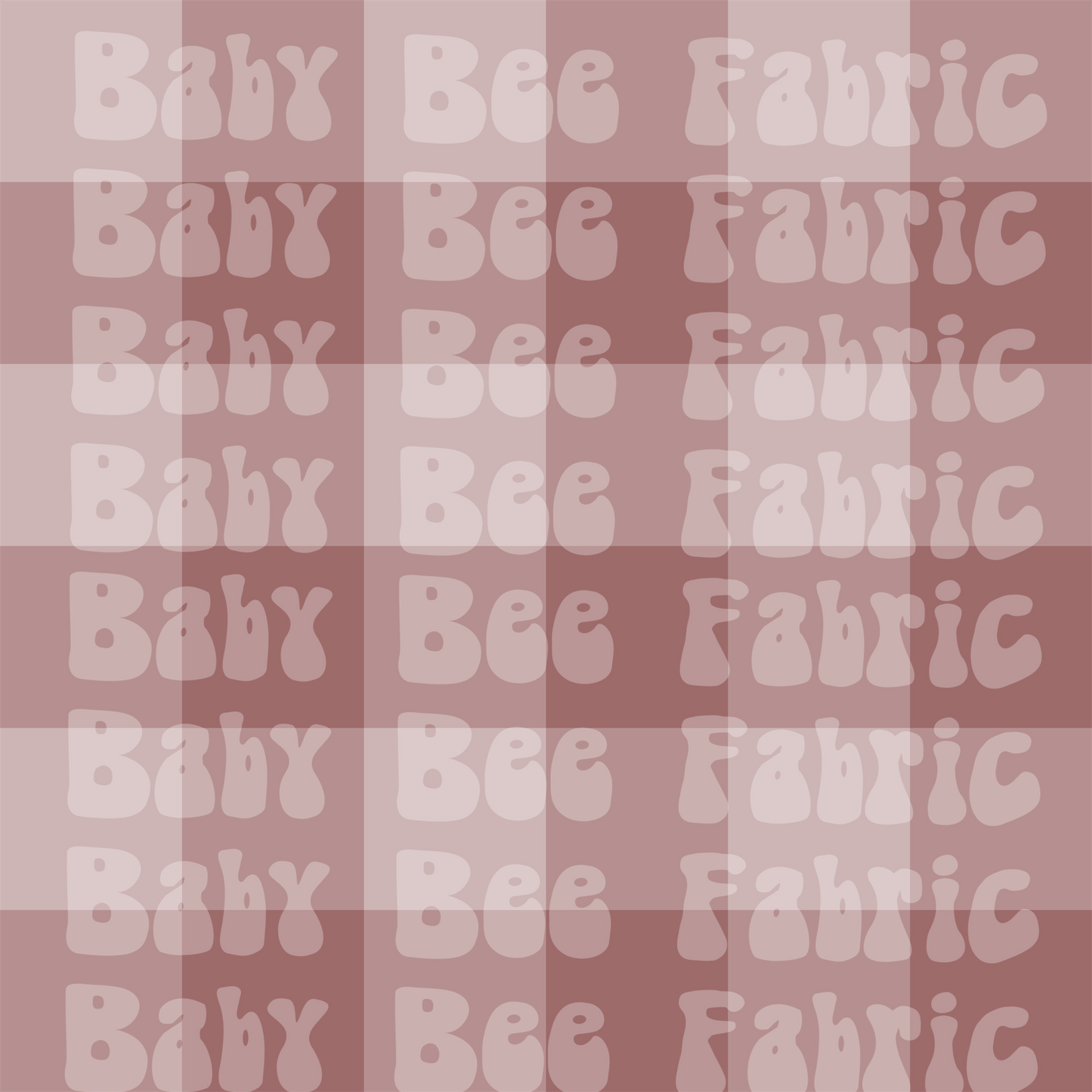 Mauve Boho Floral-Gingham