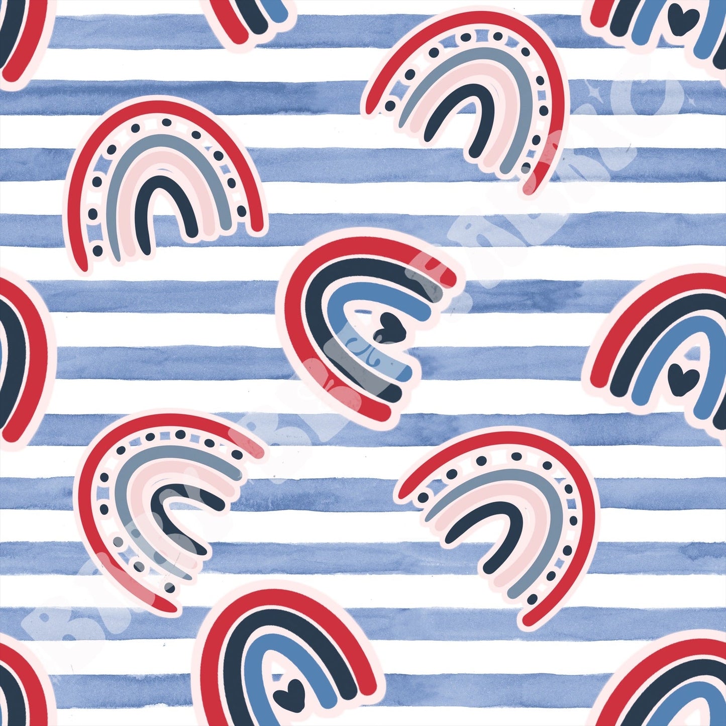 Blue Striped Rainbows