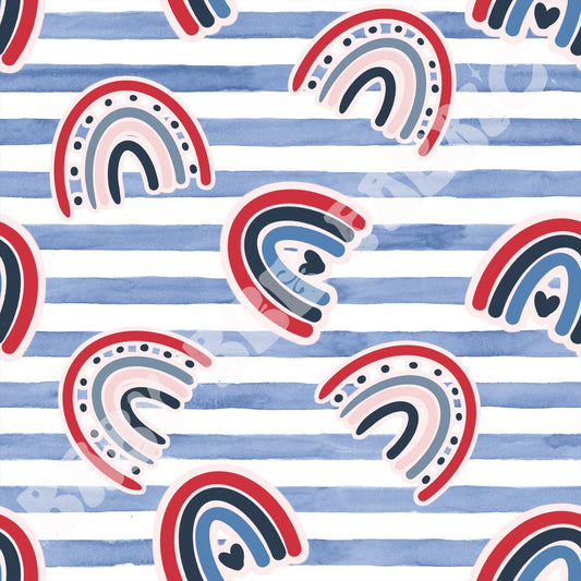 Blue Striped Rainbows