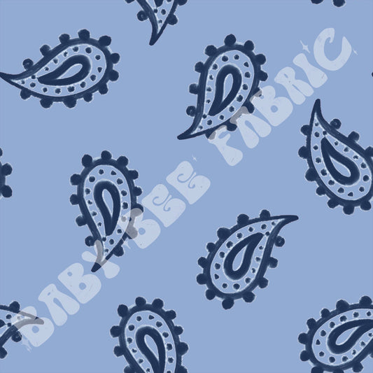 Blue Paisley
