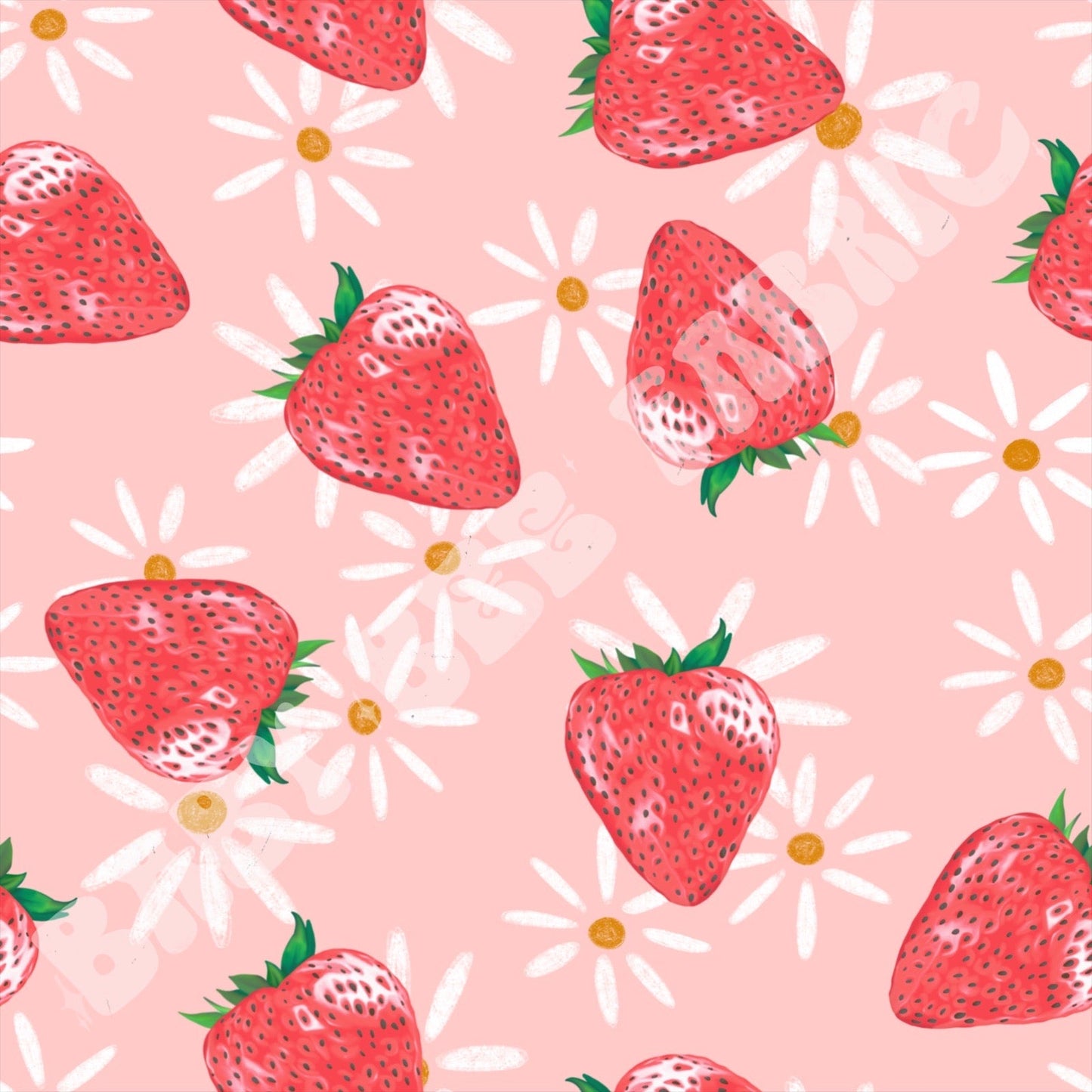 Watercolor Strawberries