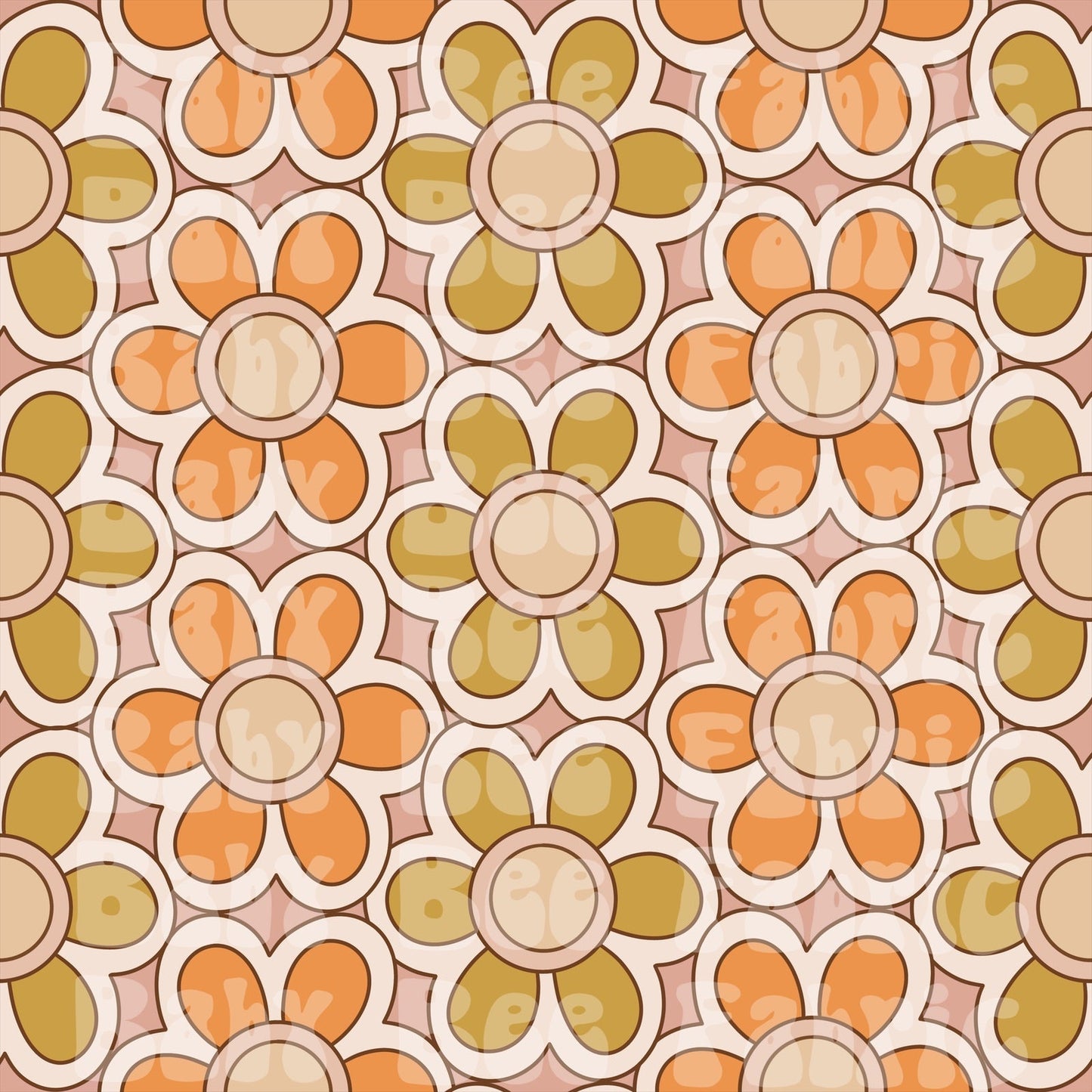 Hex Flowers Boho