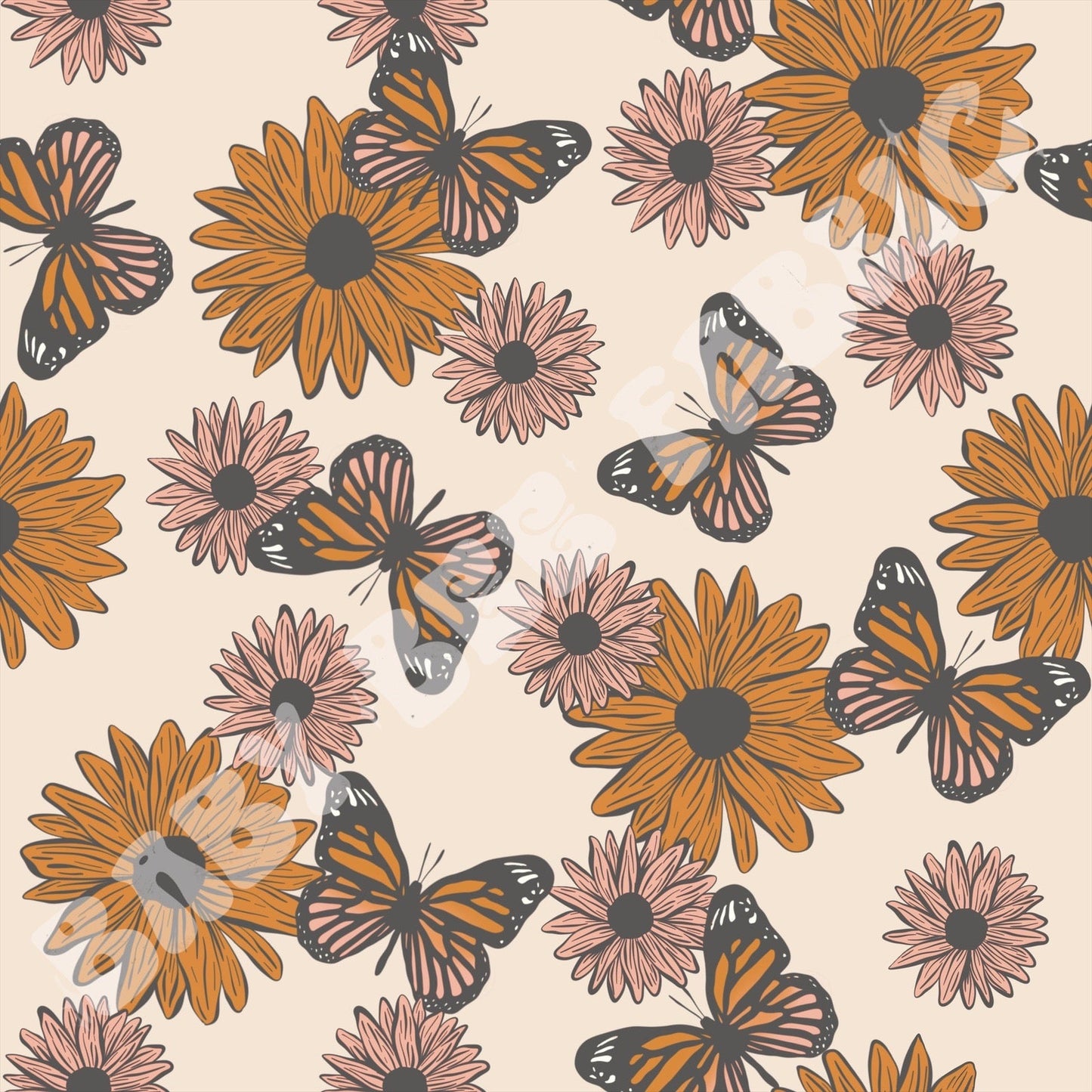 Butterfly Sunflowers