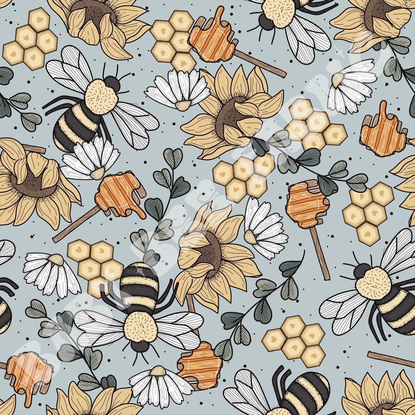 Honey Bee Floral