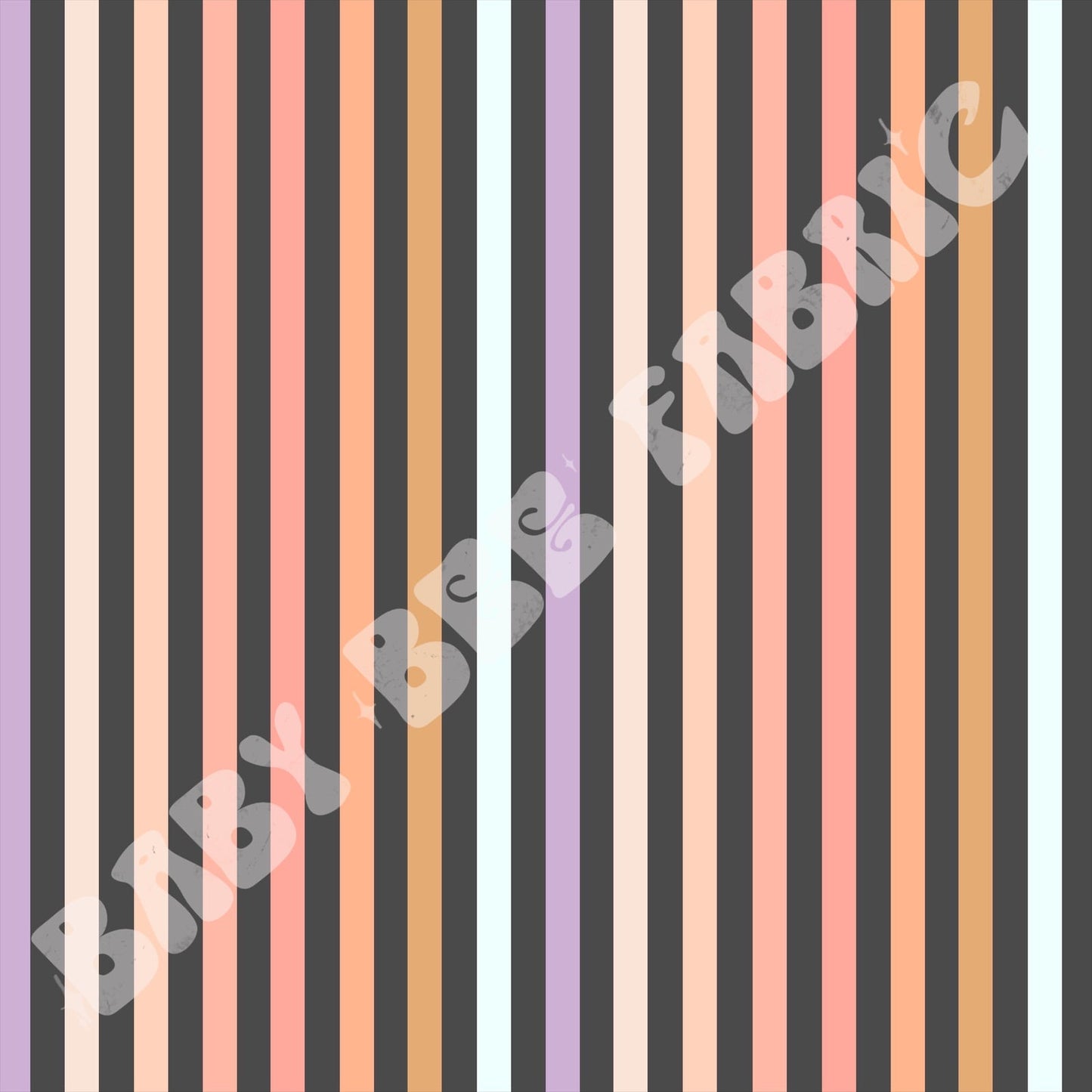 Magic Moonlit Mushroom Stripe