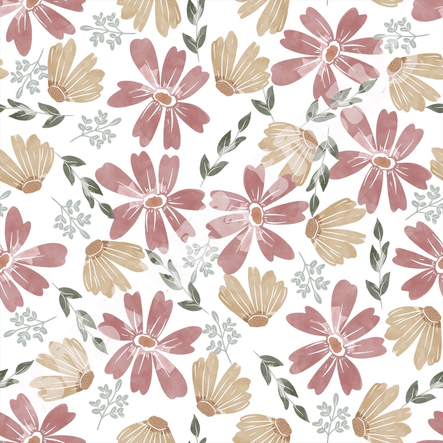 Watercolor Spring Floral