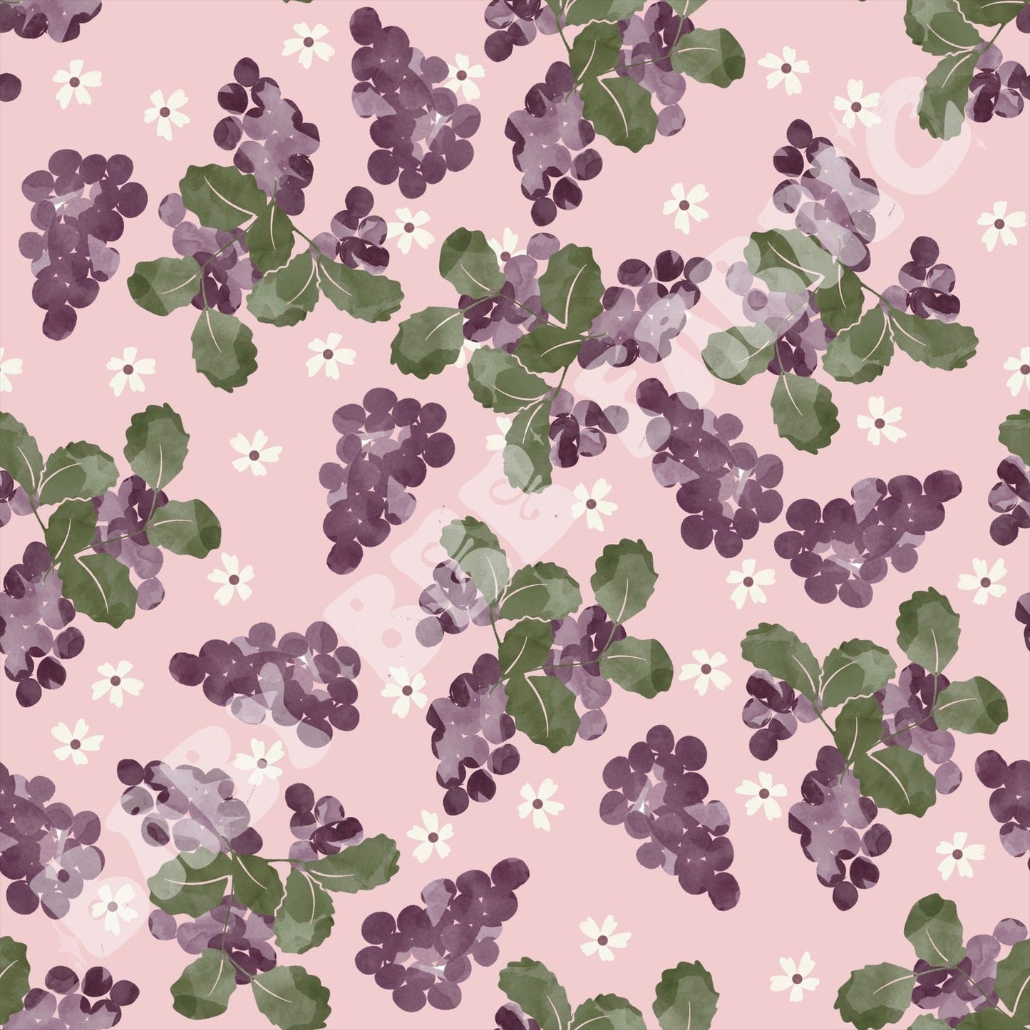 Watercolor Grapes