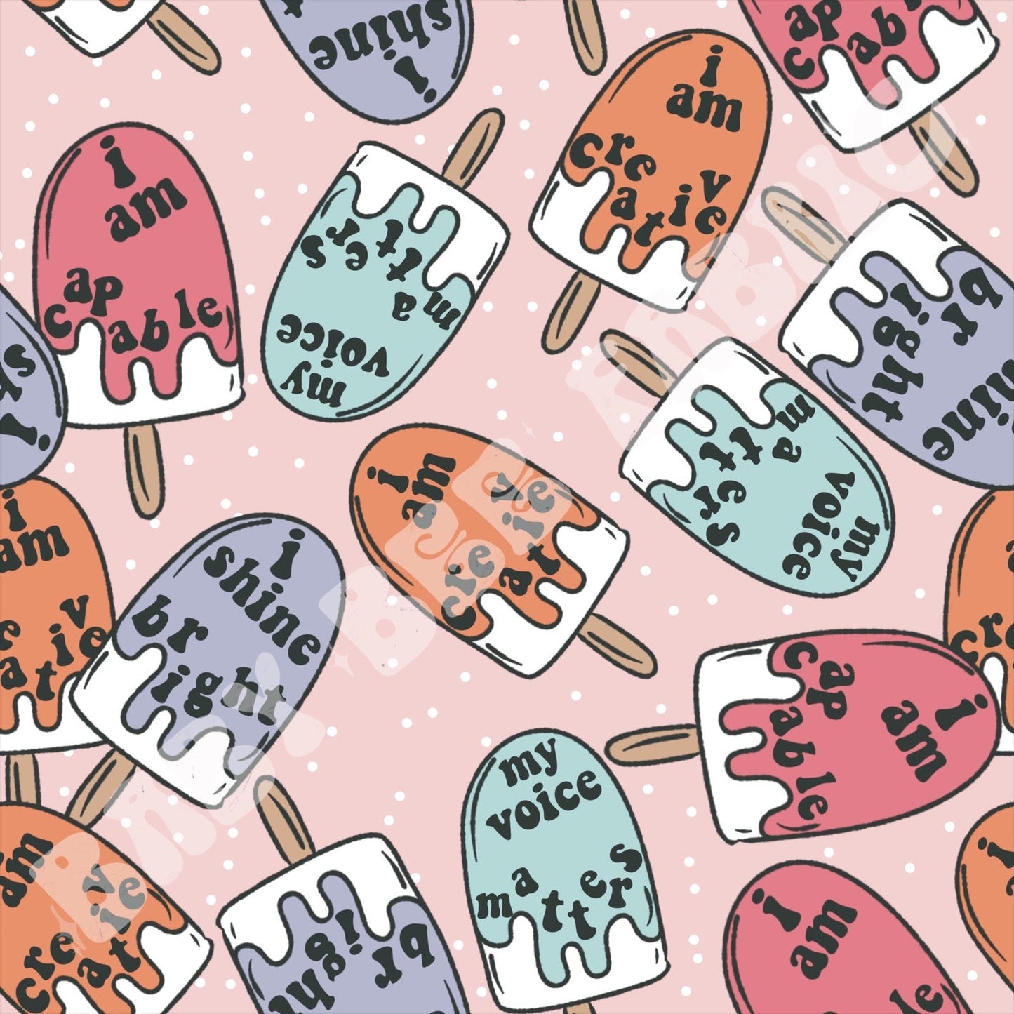 Positive Affirmations Popsicles