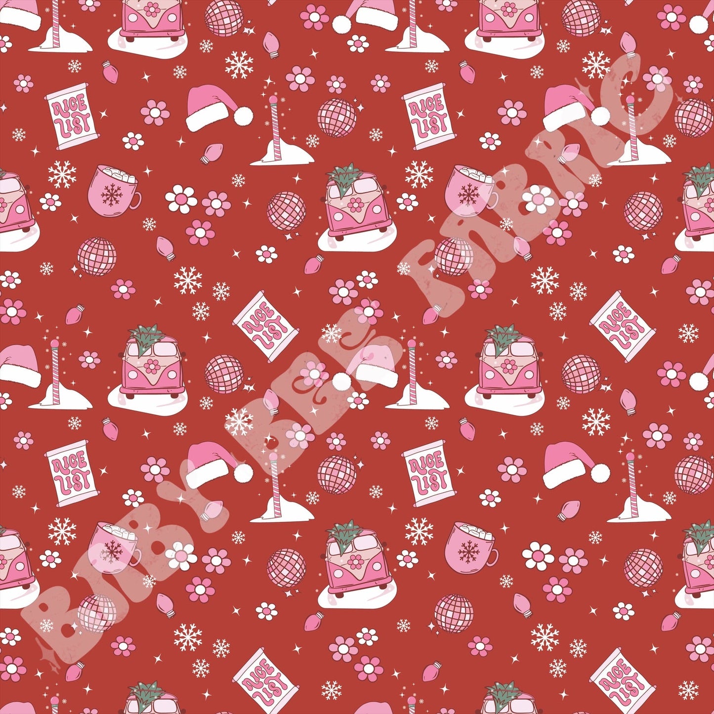 Pink and Red Christmas (scale up)
