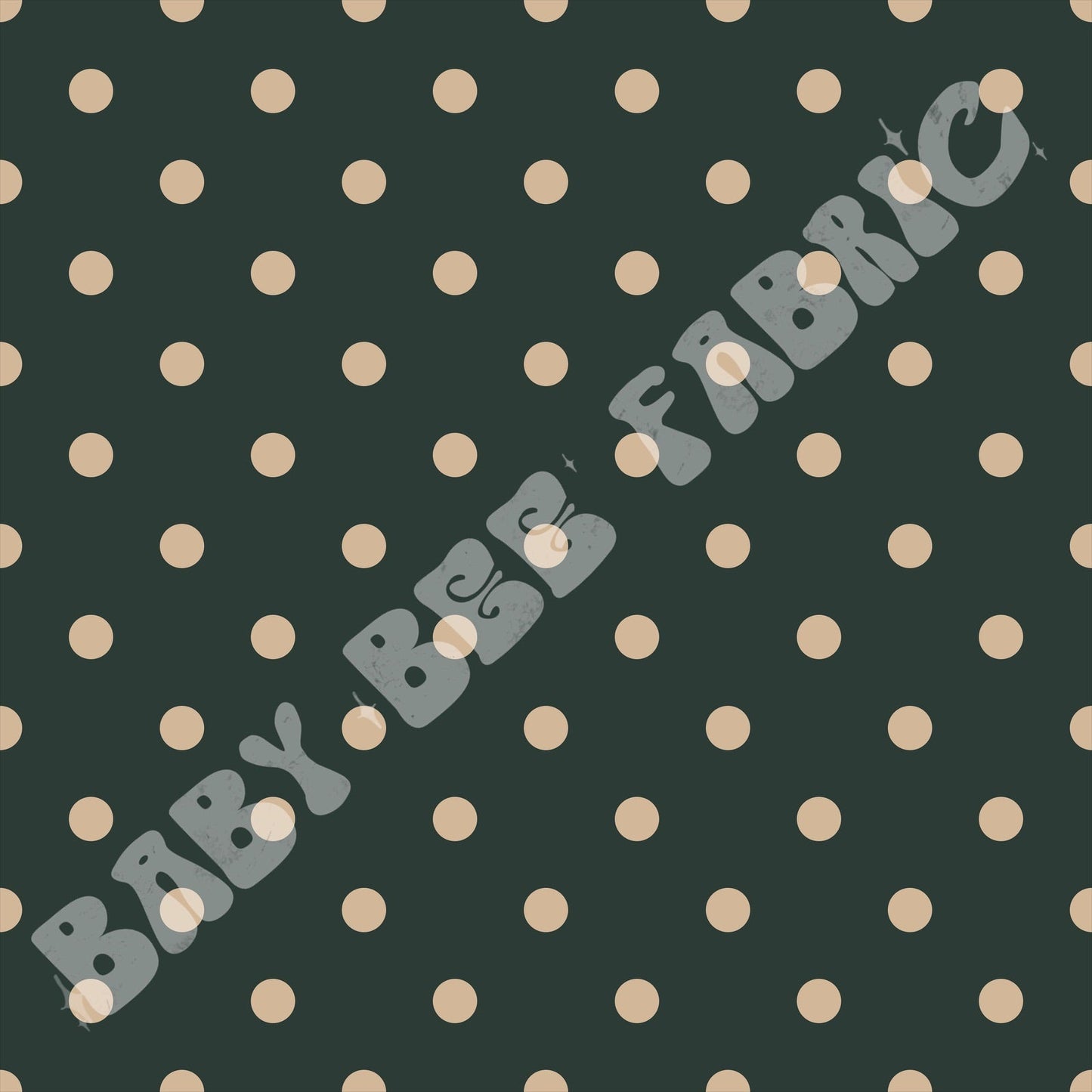 Deep Green Polka Dots