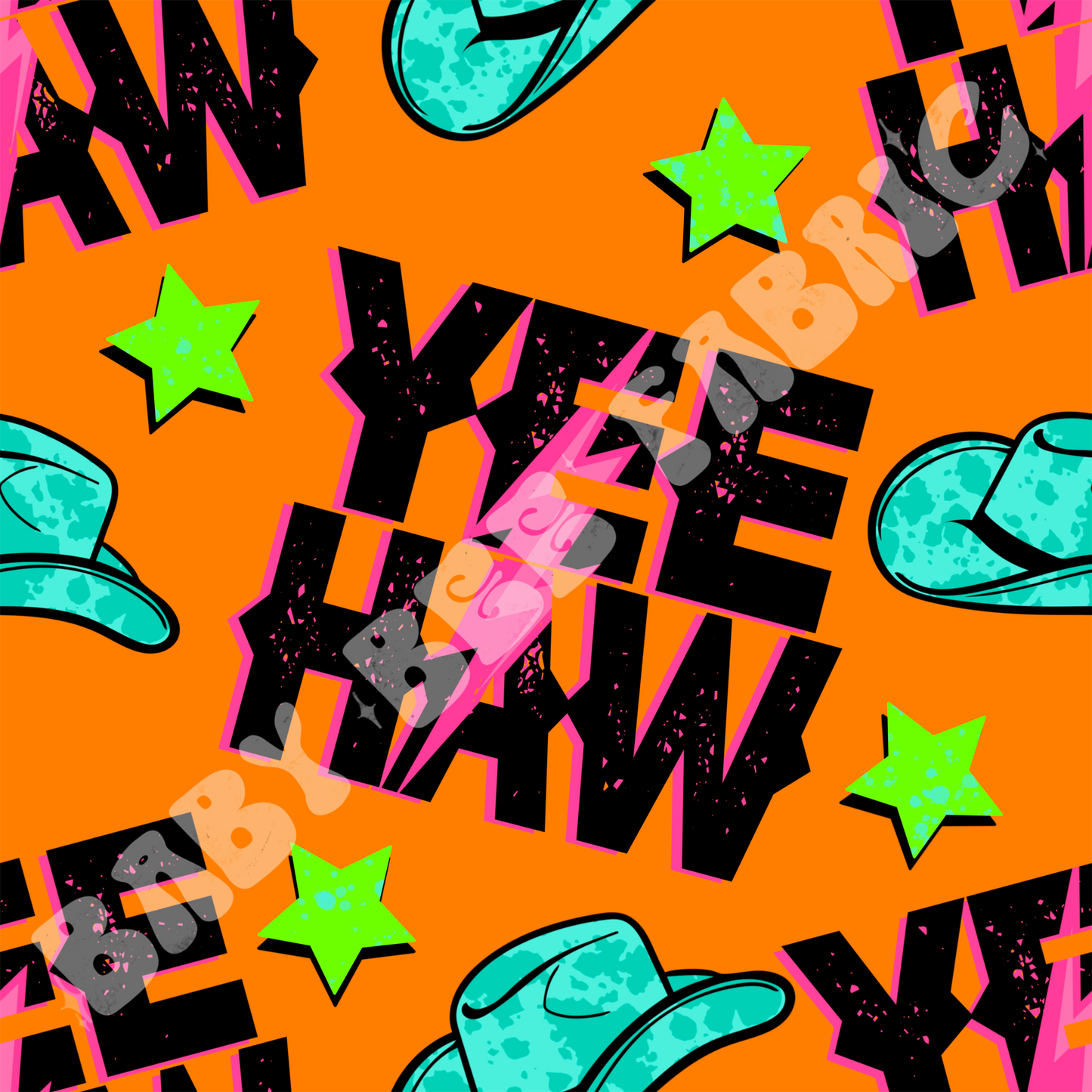 Yee Haw on Orange