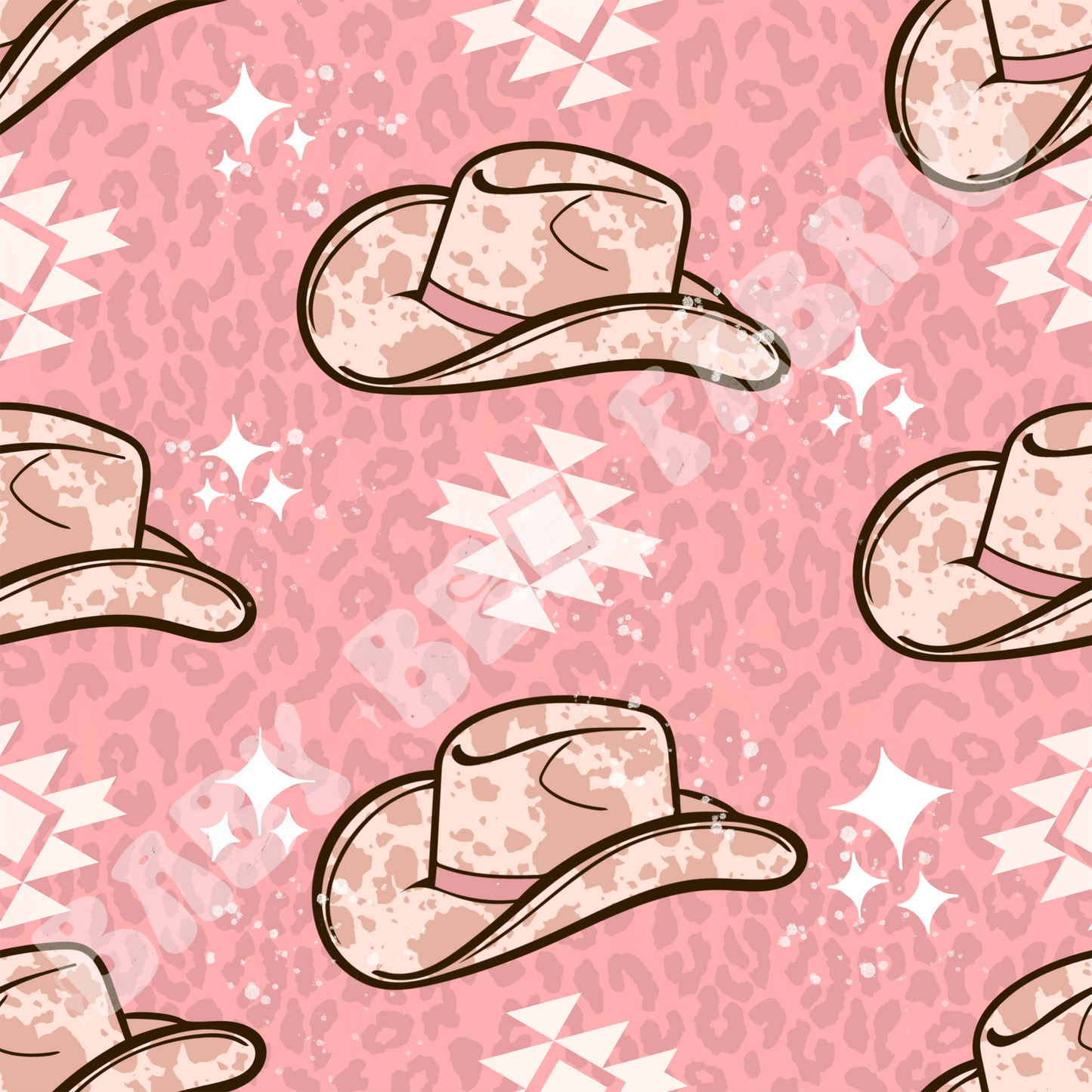 Acid Wash Cowgirl Hat