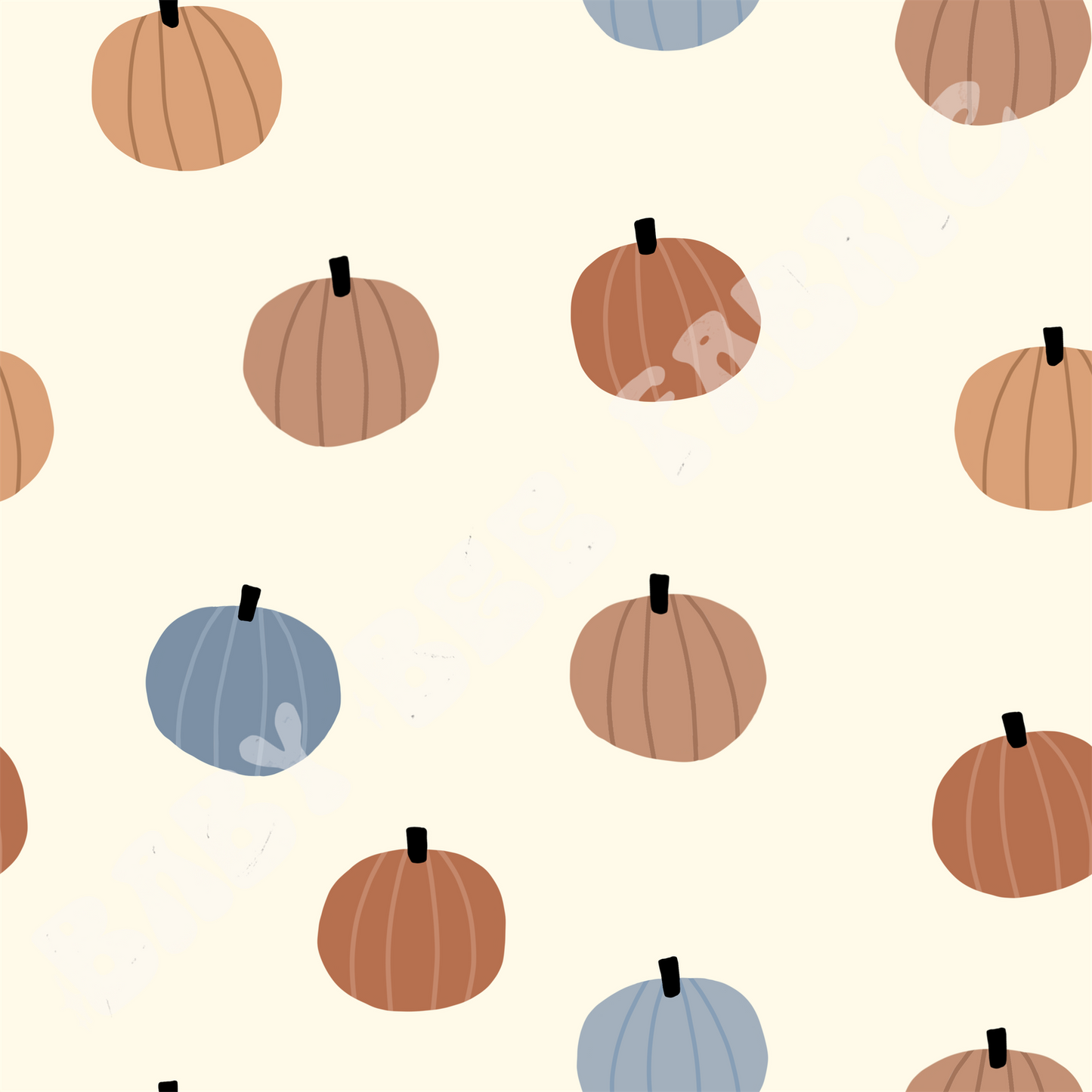 Blue and Orange Pumpkins