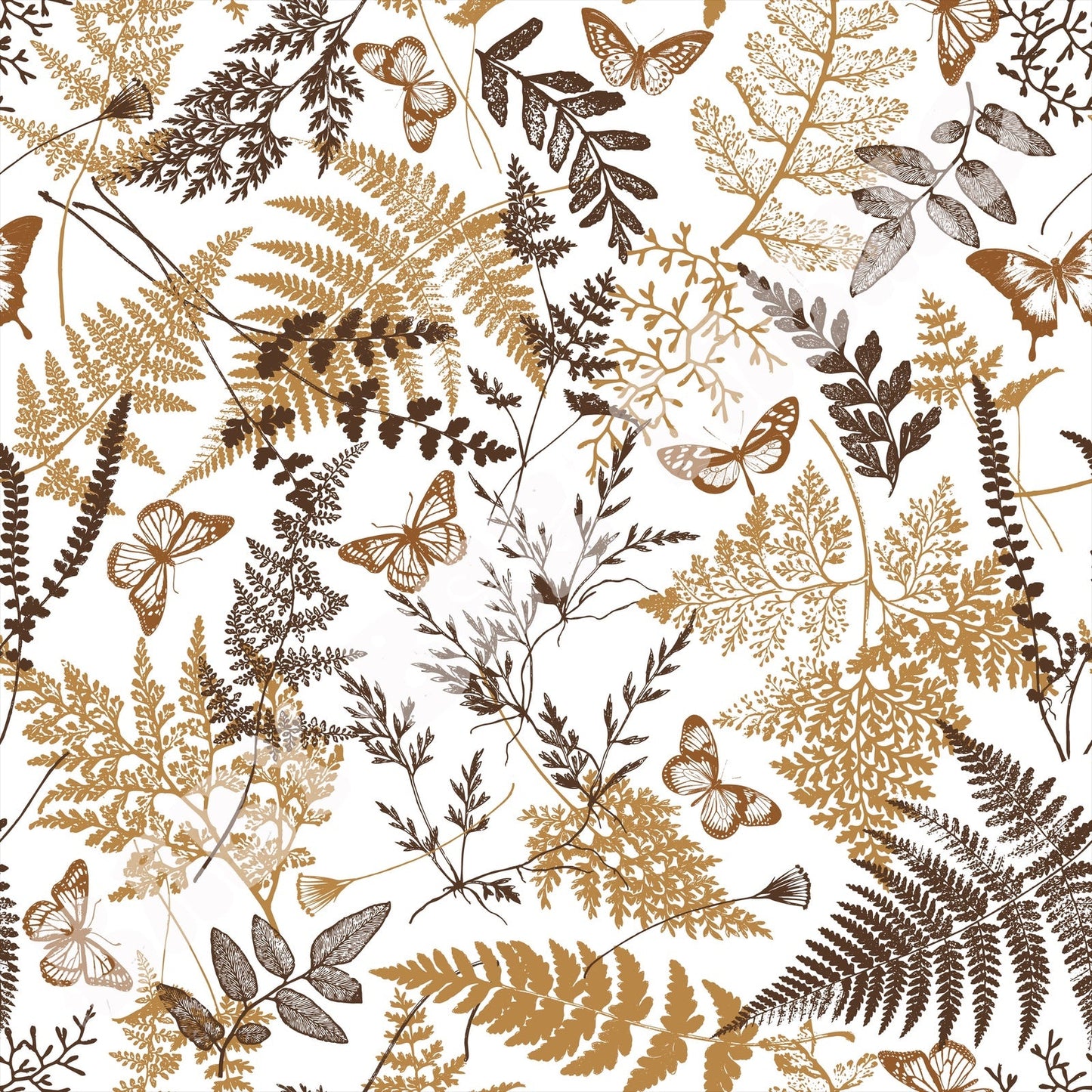 Vintage Butterfly Floral