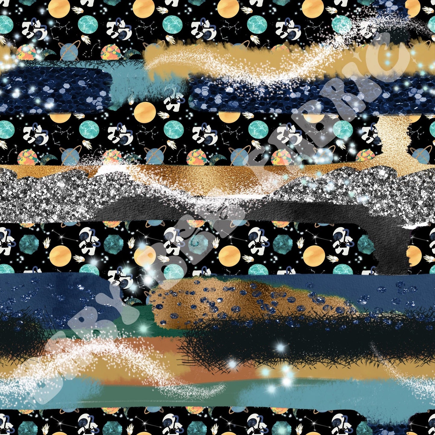 Planets Brushstrokes