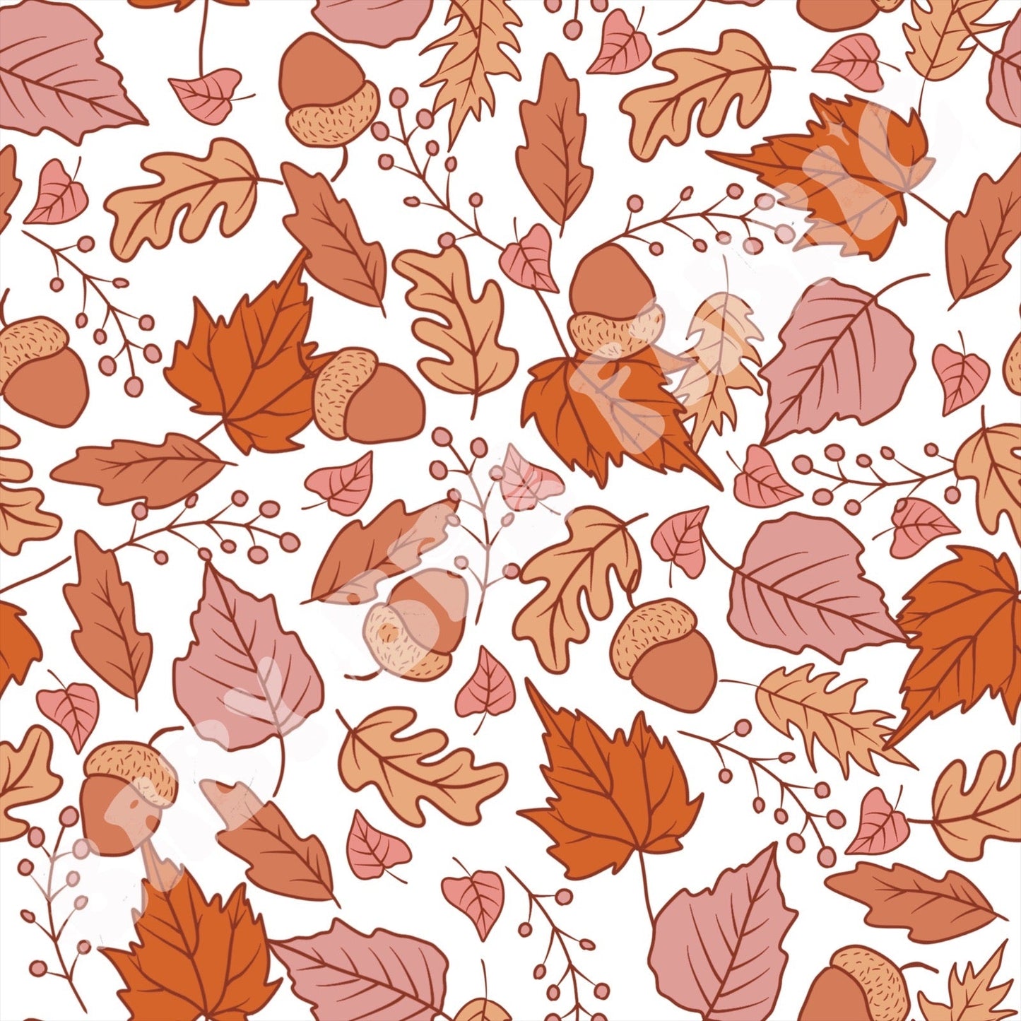 Mauve Fall Leaves