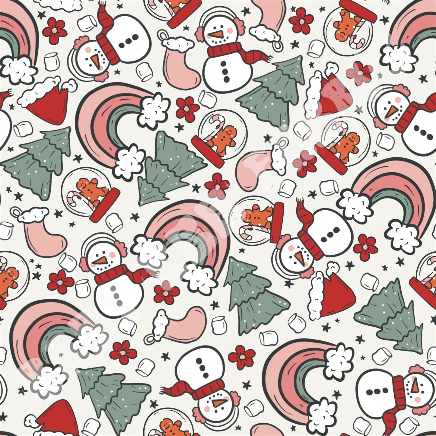 Christmas Rainbows Bright