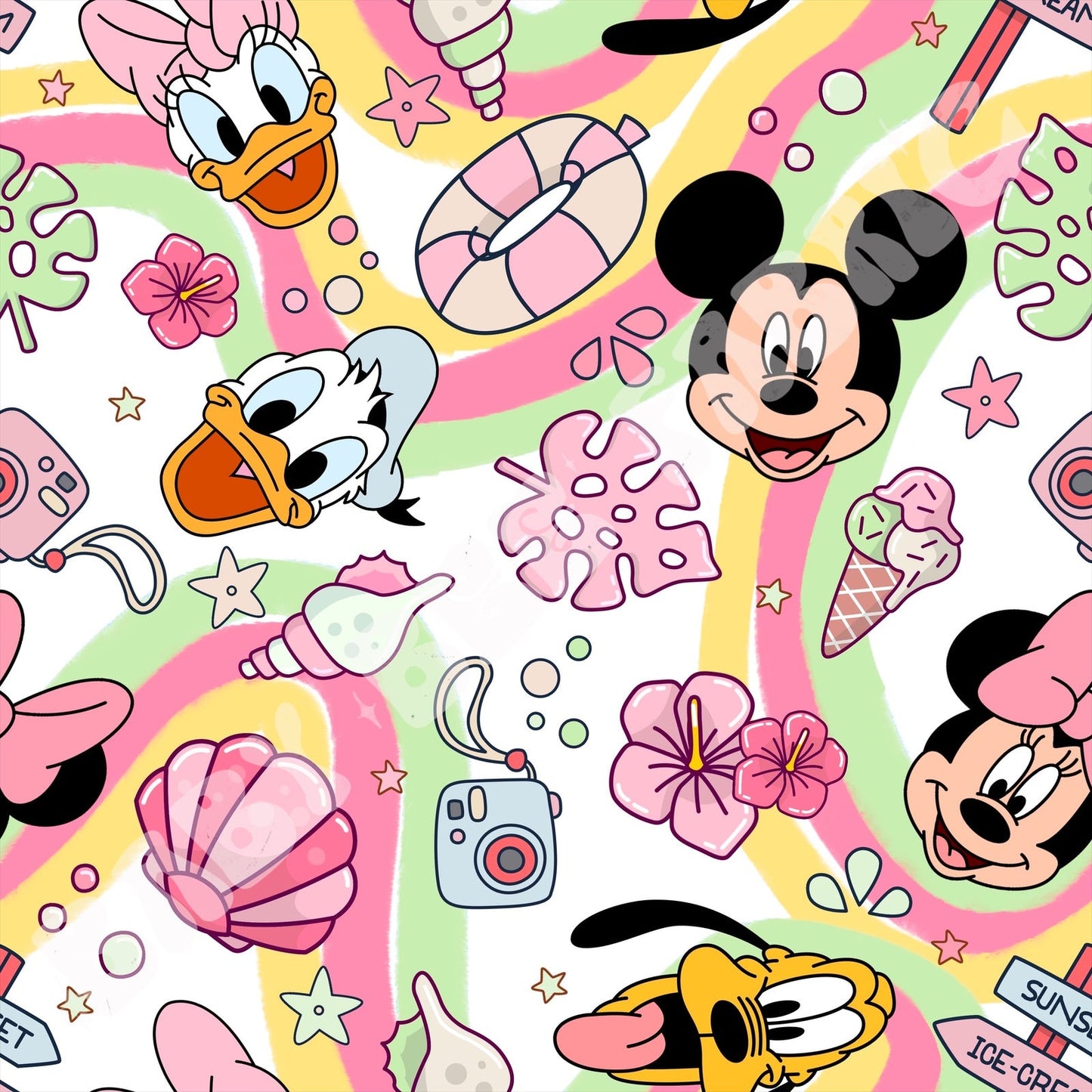 Pastel Summer Friends