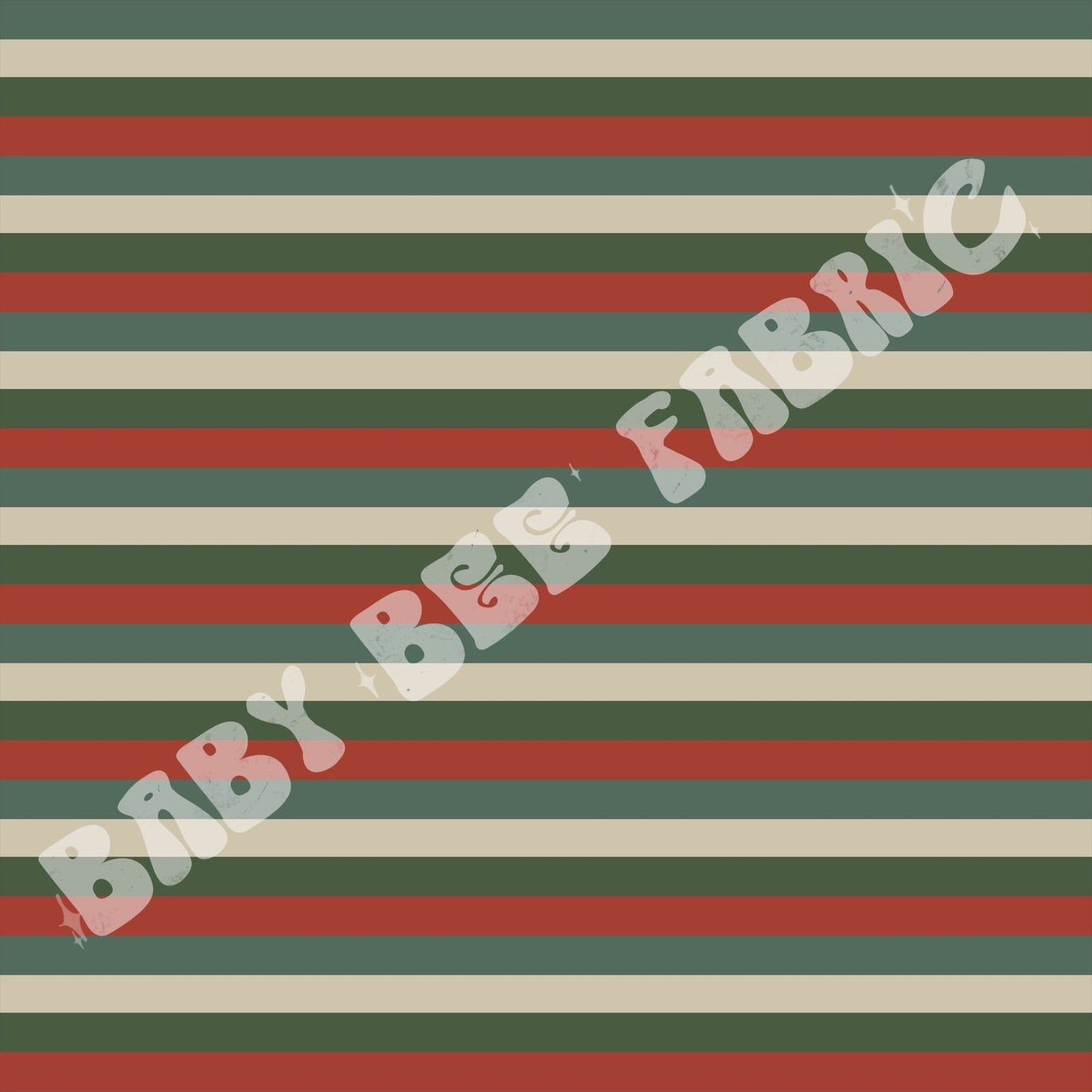 Vintage Christmas Stripes