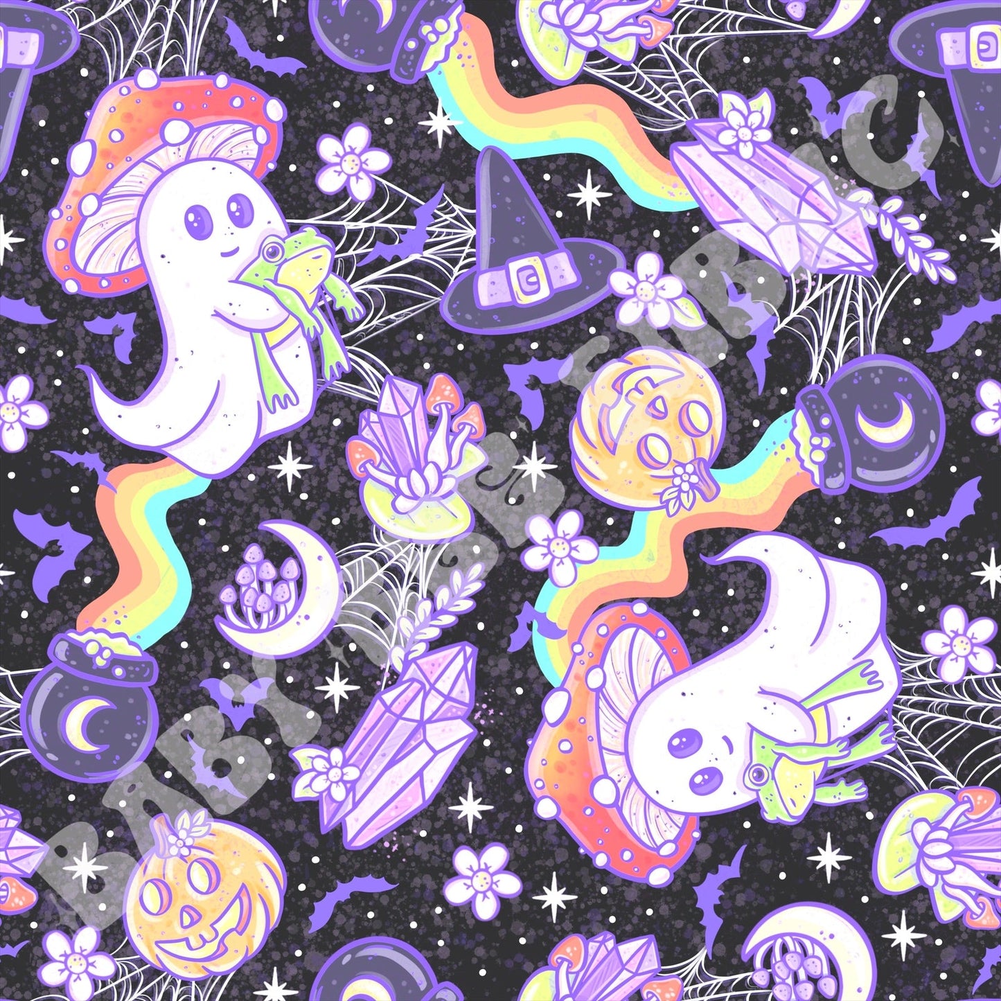 Mushroom Ghostie Black