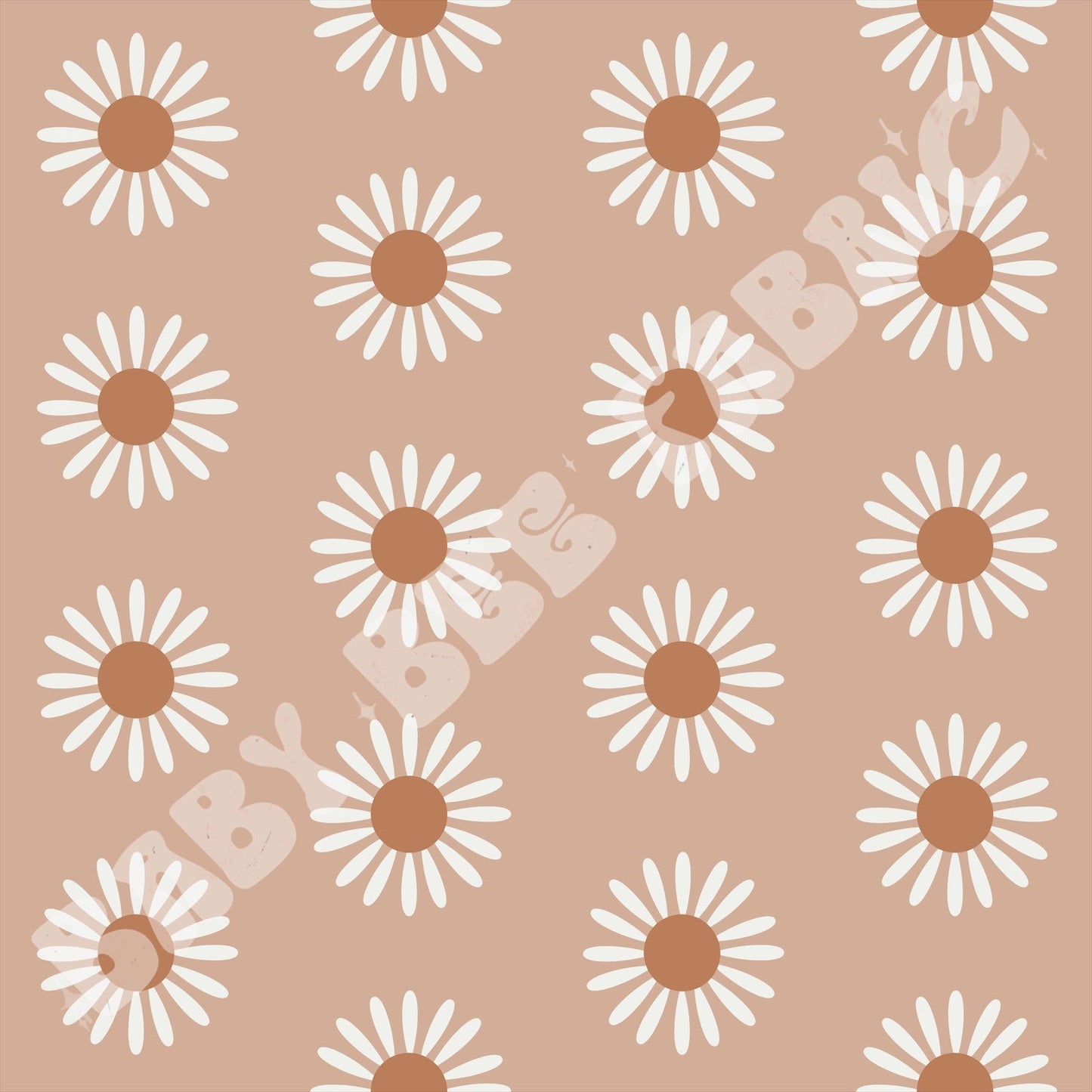 Brown & White Daisies